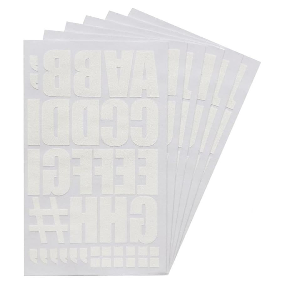 Transferencias Letras Felpa Magfok 6 Hojas 5.08 cm Algodón