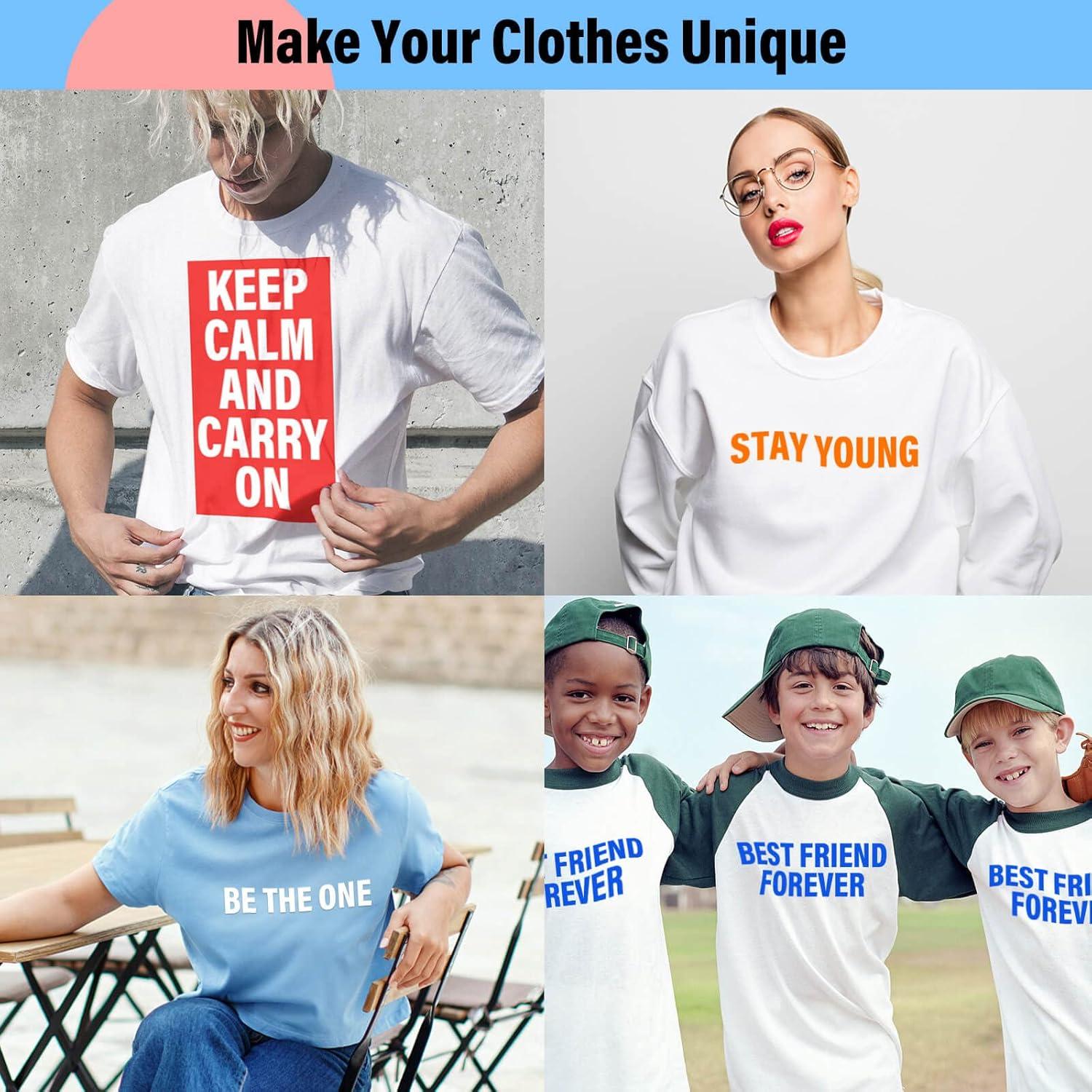 24 Hojas Letras Termoadhesivas Mckanti 1056 Piezas 6 Colores