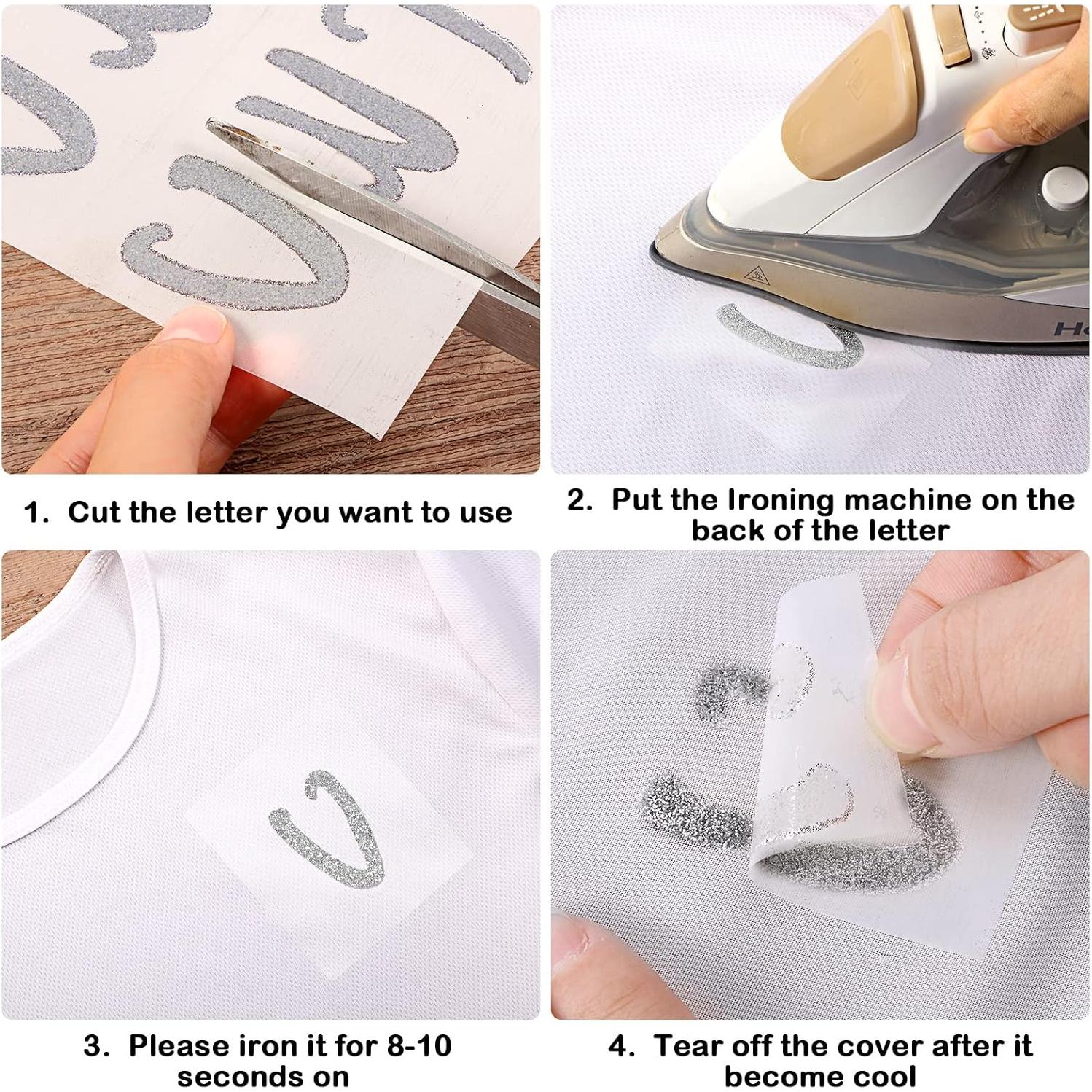 Outus Letras de Graduación Transferibles 279 Piezas Plata Brillante