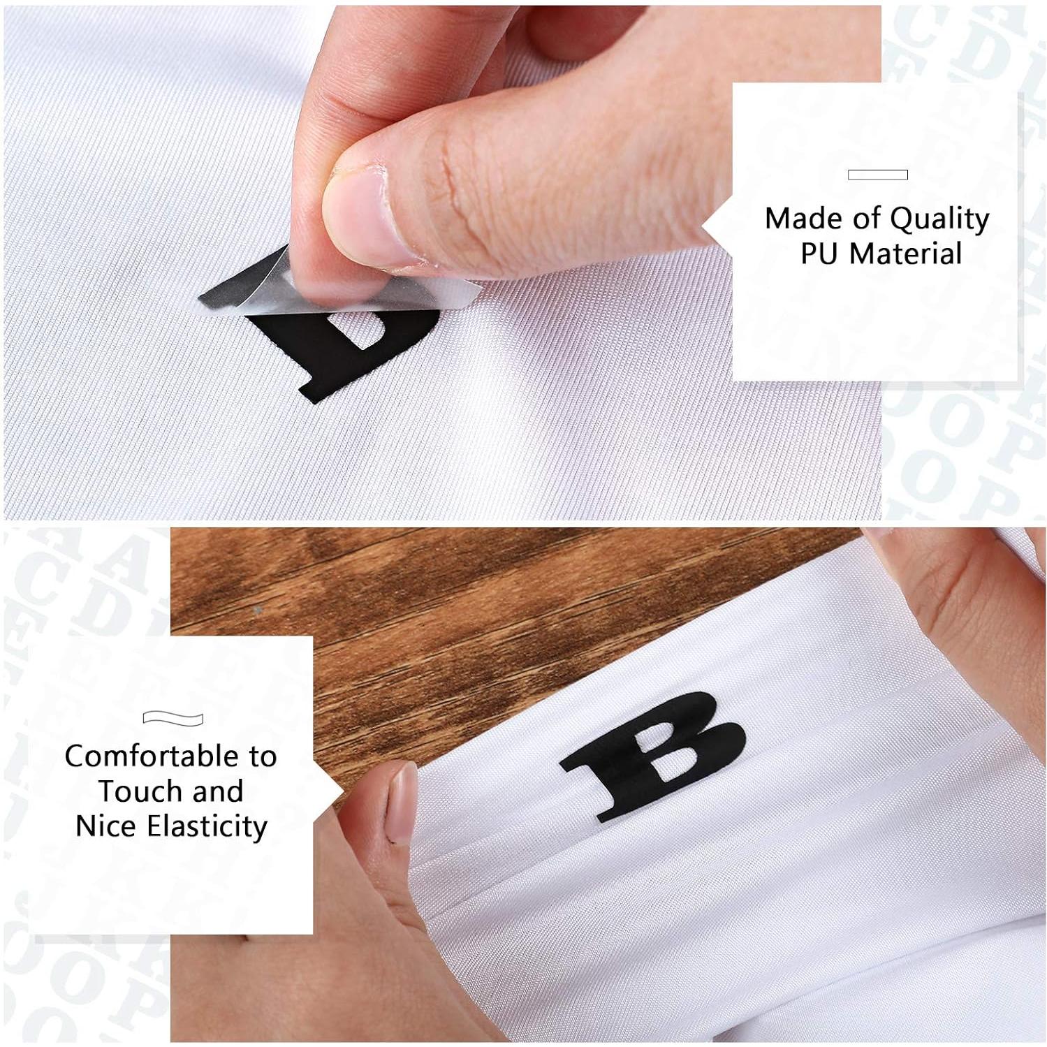 Zonon Letras y Números de Transferencia de Calor 1408 Pcs Dorado