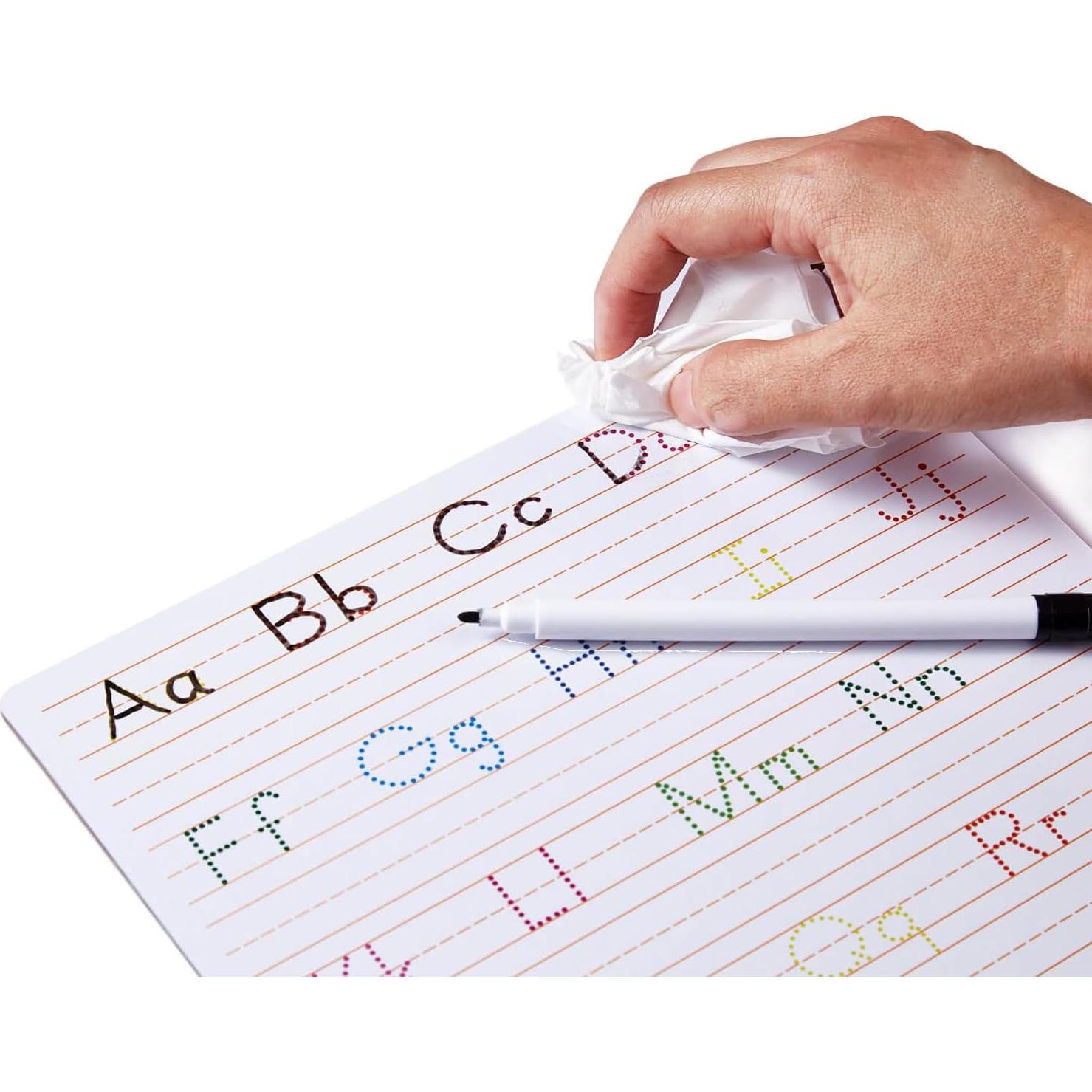 5 Tableros de Trazado de Letras y Números ZazzyKid 21x28cm