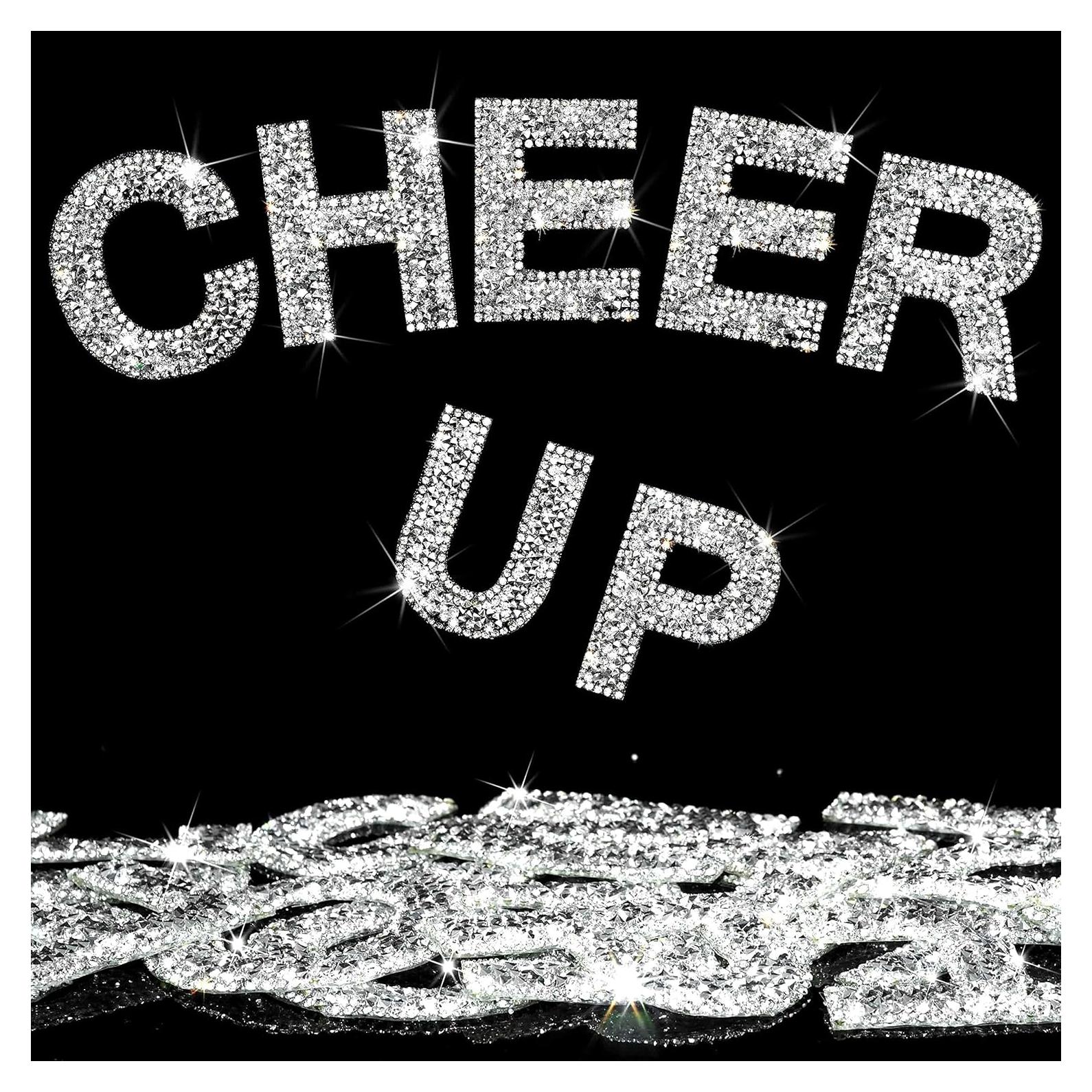 Calcomanías de Letras Brillantes Locacrystal 34 Pcs 5.7 cm