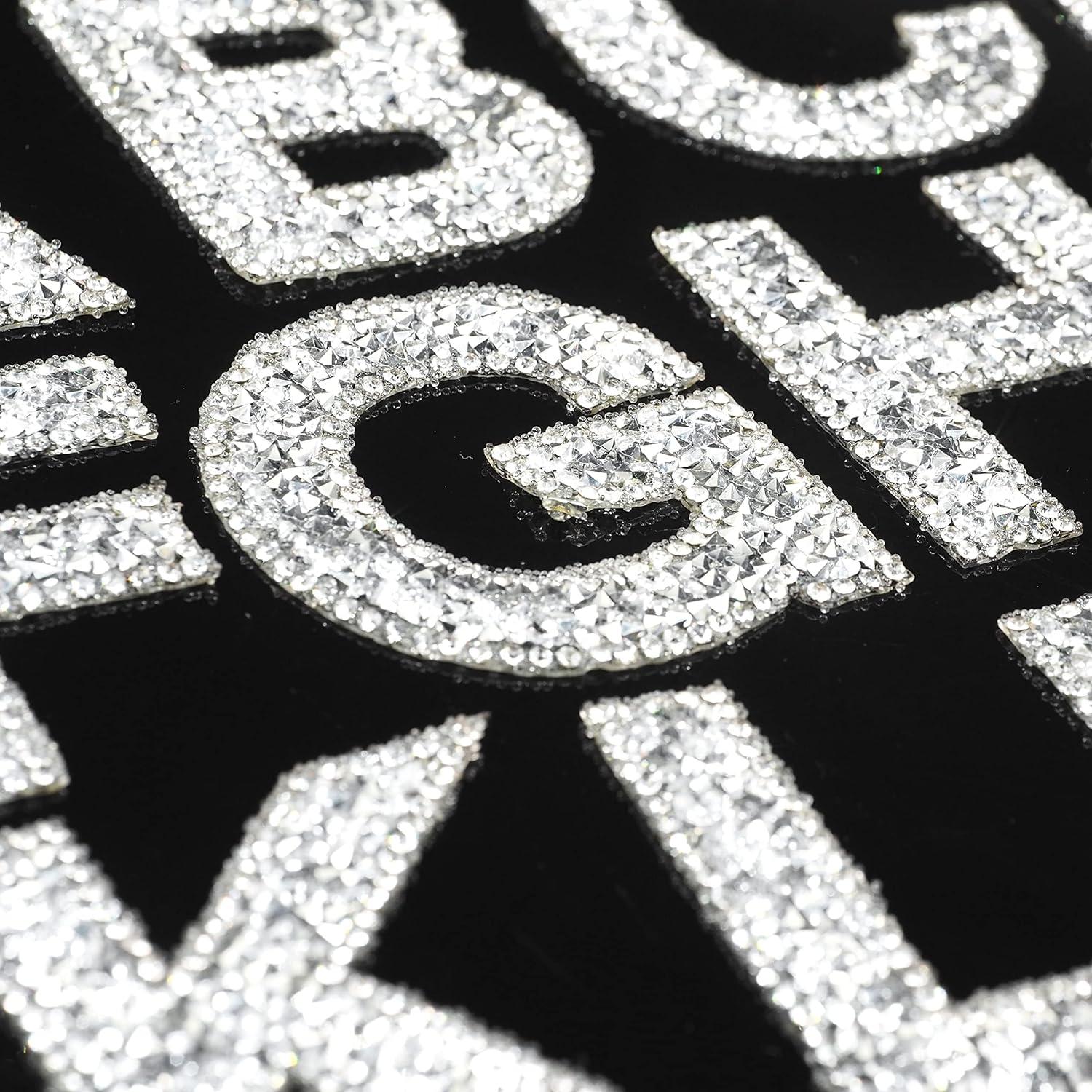 Calcomanías de Letras Brillantes Locacrystal 34 Pcs 5.7 cm