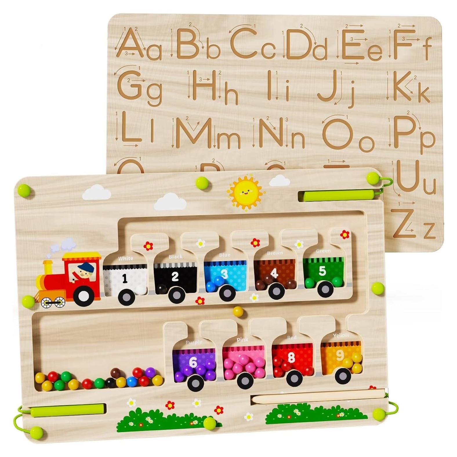 Laberinto Magnético de Colores y Números Lechchy 30x21cm