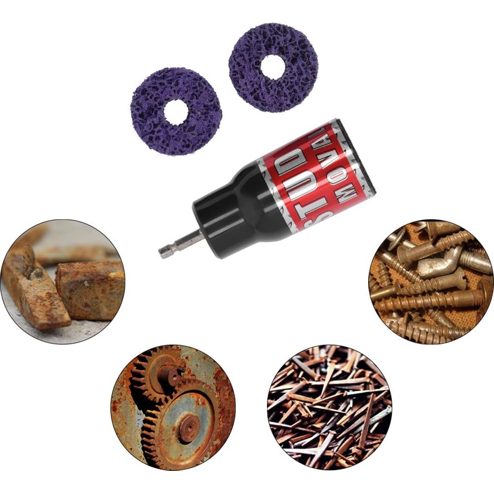 Limpiador de Óxido Lwuey para Taladro 12.7mm - Herramienta Efectiva