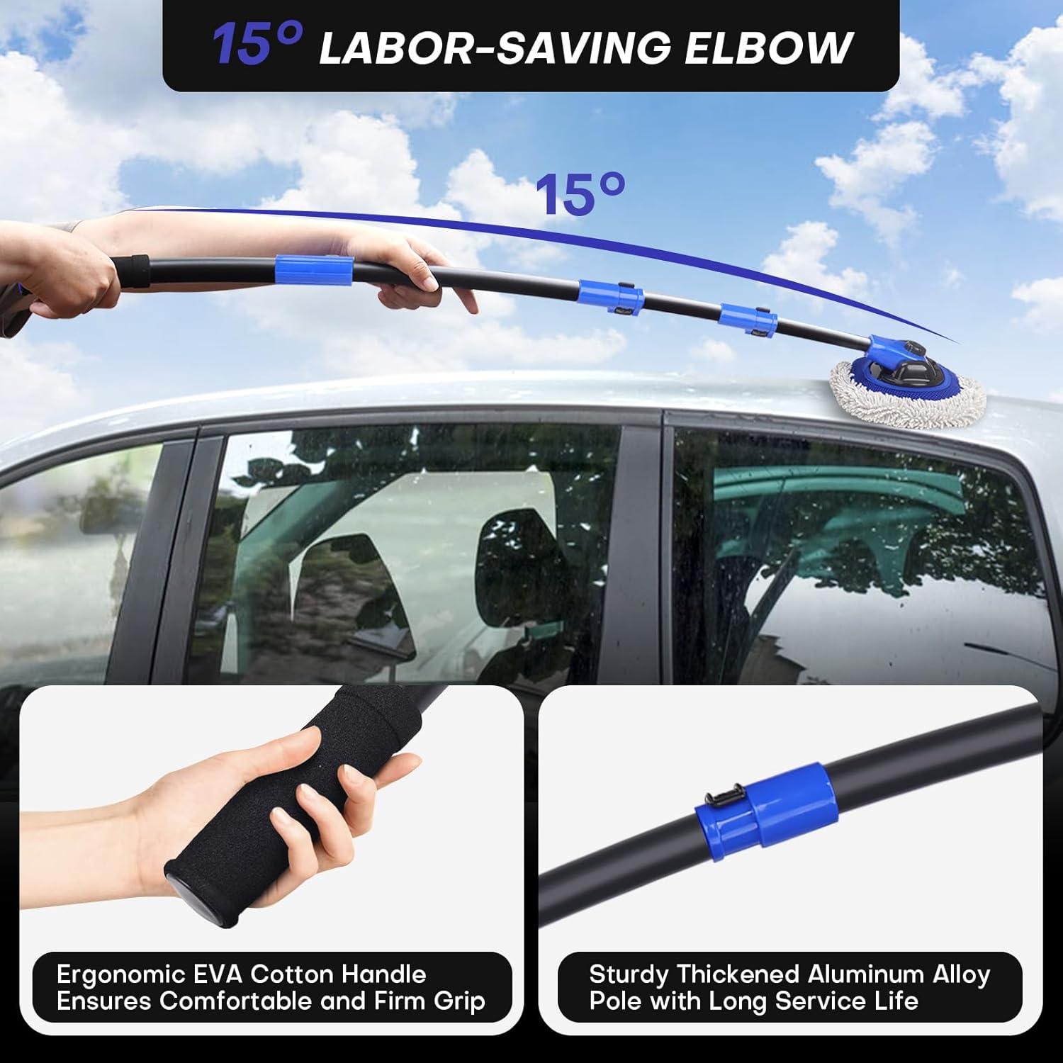 Cepillo de Lavado de Autos Hmdswa CWB19-55 Microfibra 1.01kg