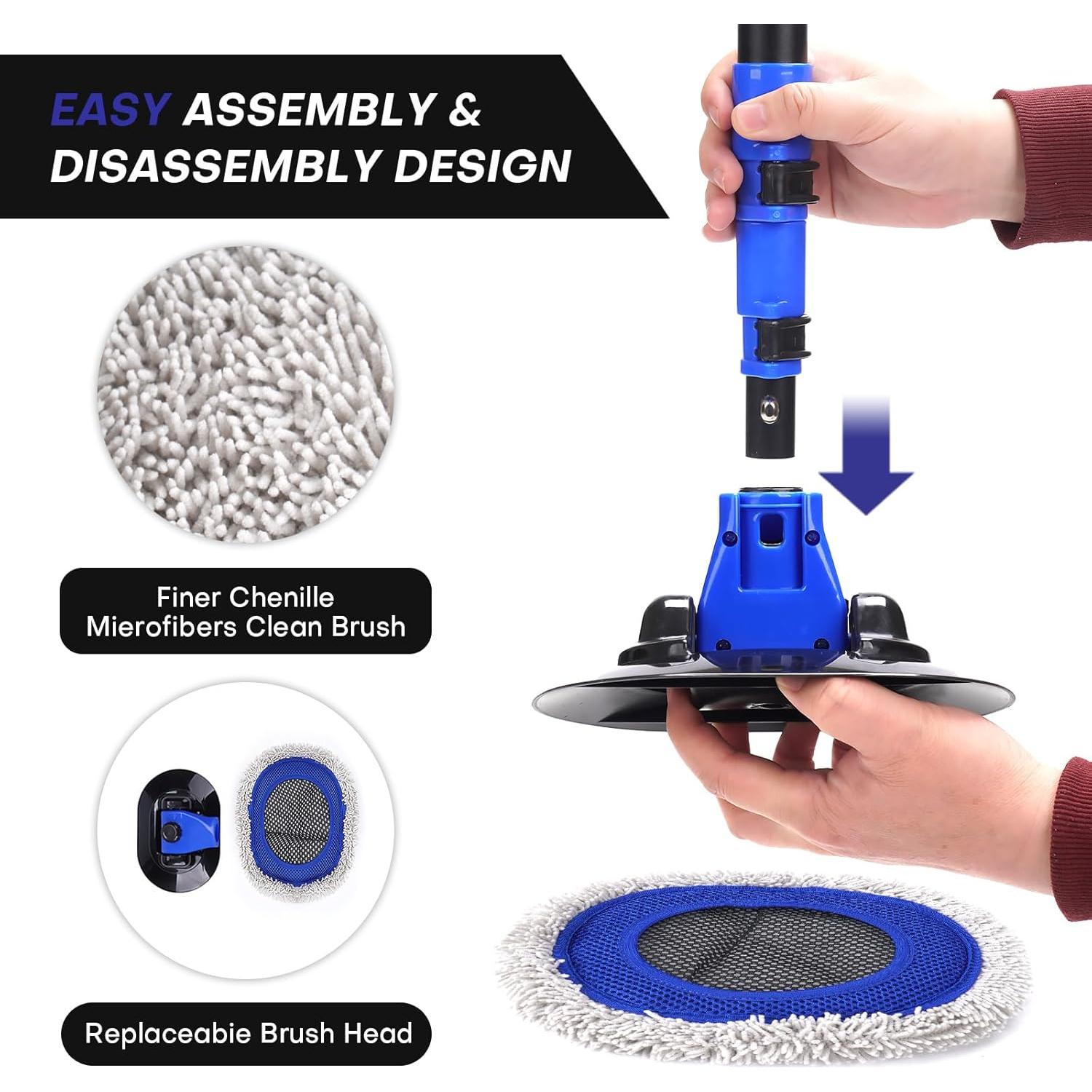 Cepillo de Lavado de Autos Hmdswa CWB19-55 Microfibra 1.01kg