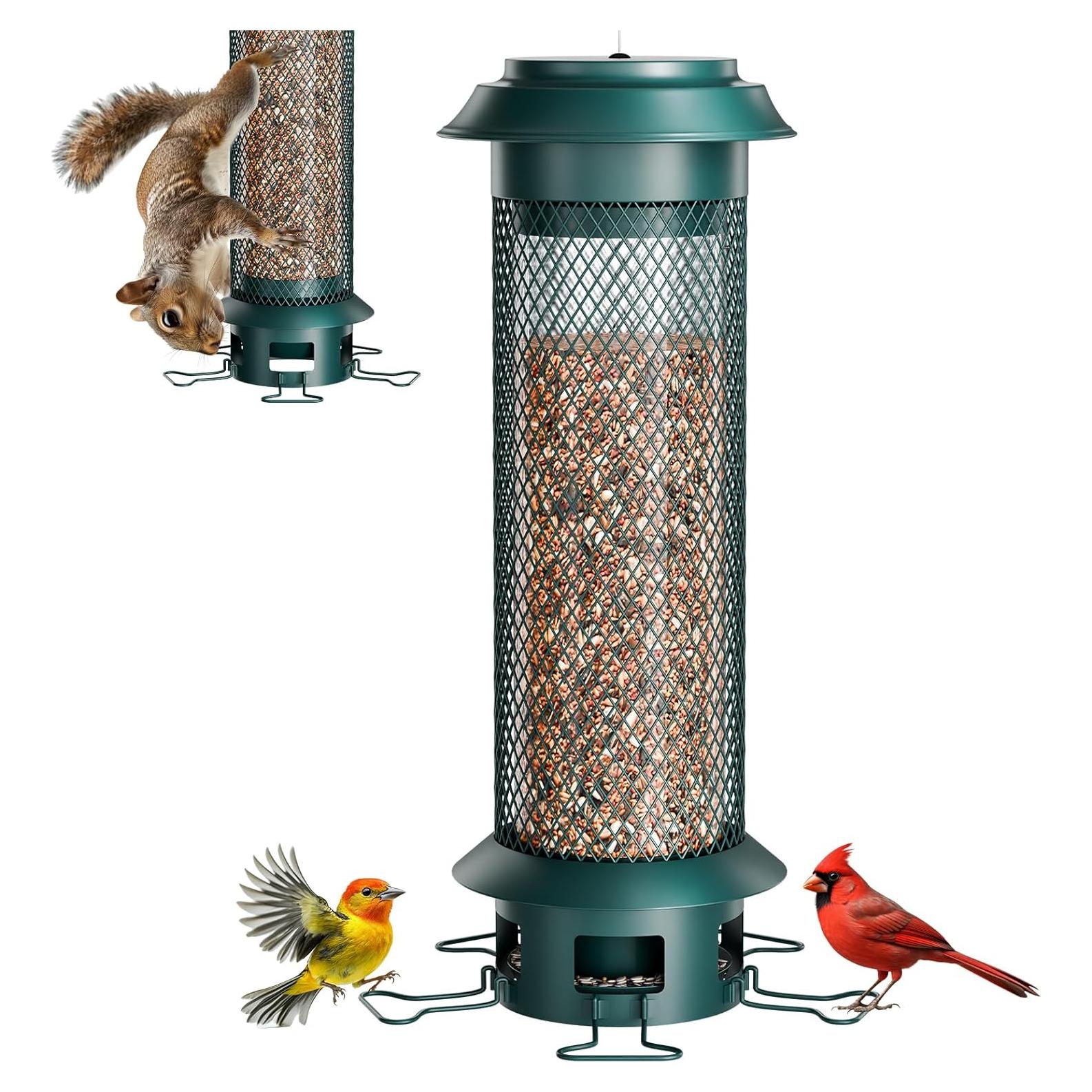 Comedero para Aves Wellavich a Prueba de Ardillas 1.81 kg