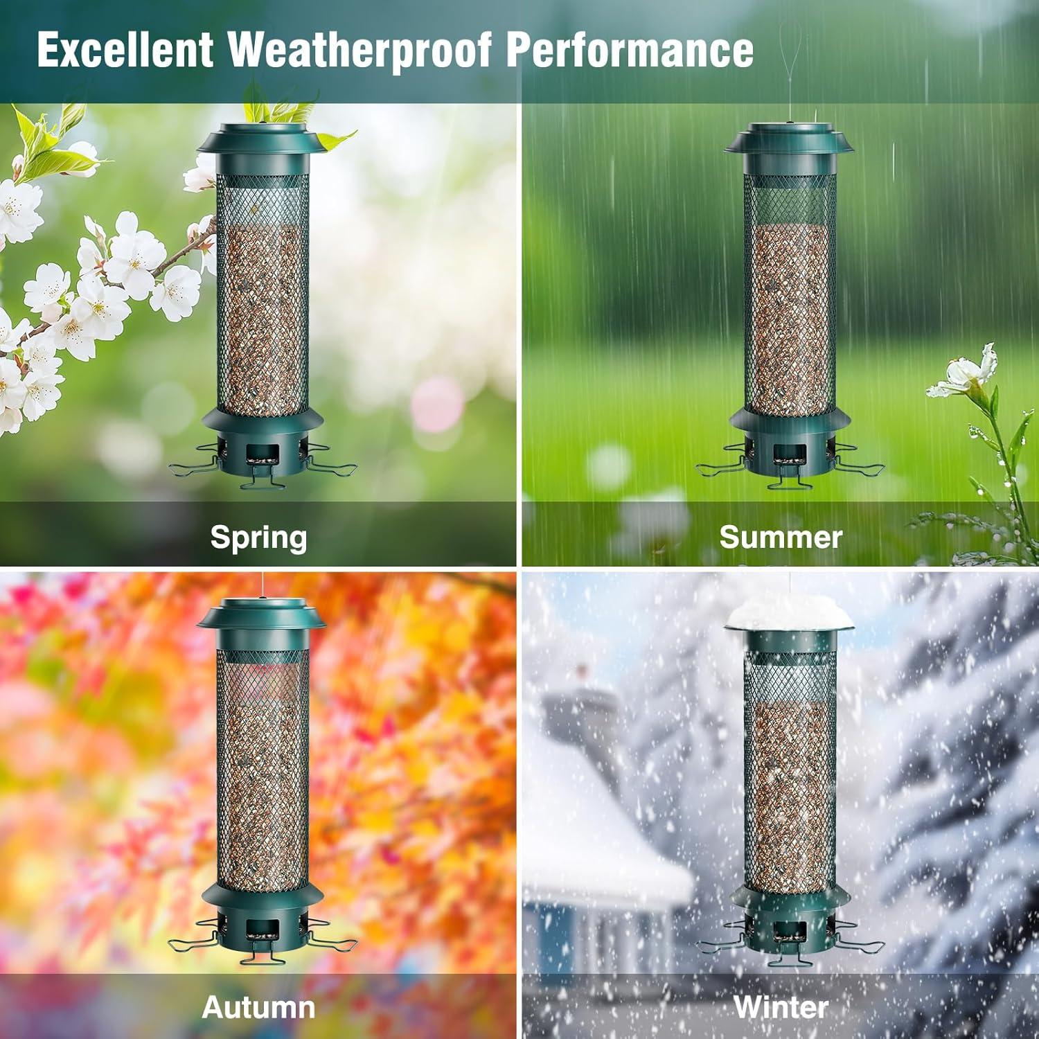 Comedero para Aves Wellavich a Prueba de Ardillas 1.81 kg