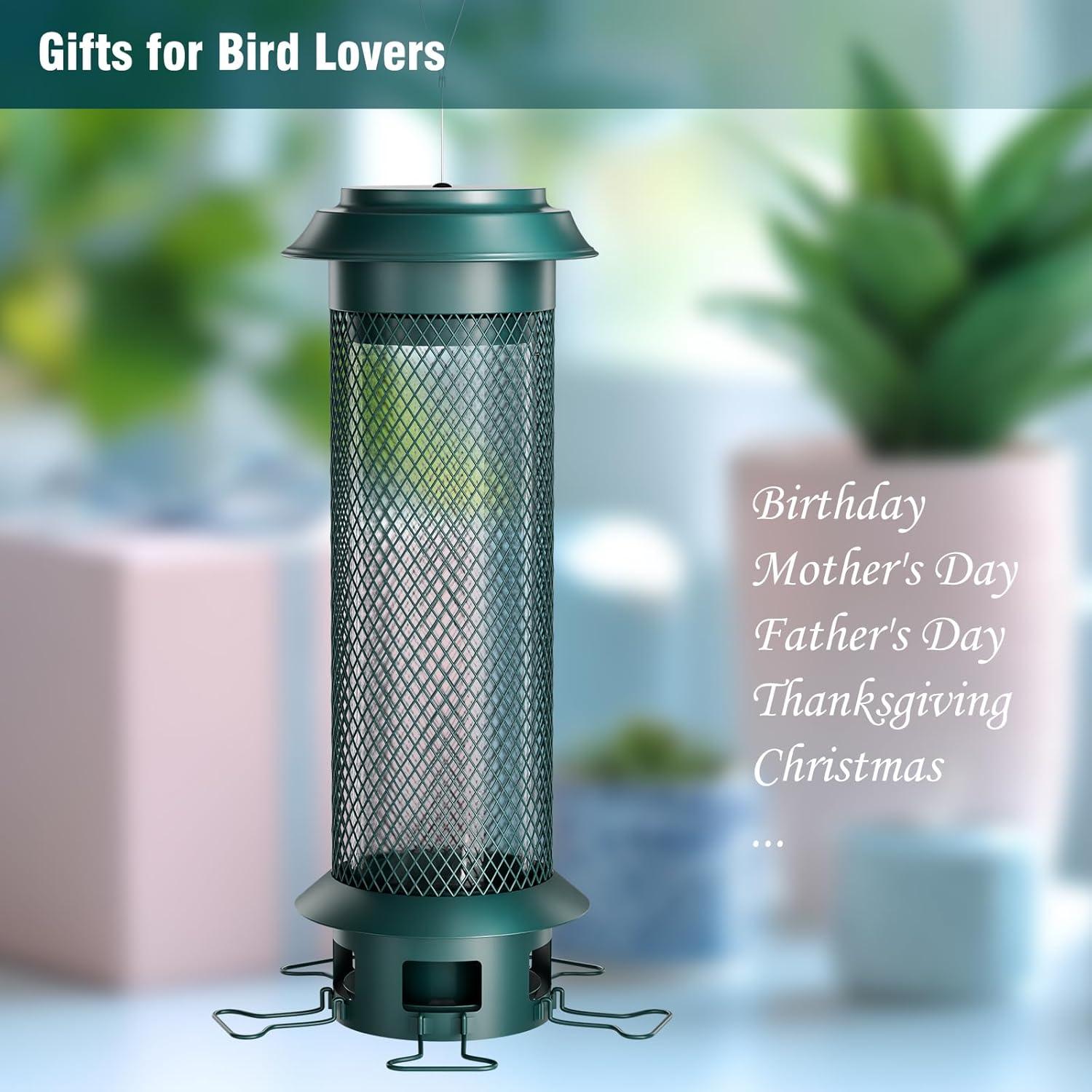 Comedero para Aves Wellavich a Prueba de Ardillas 1.81 kg