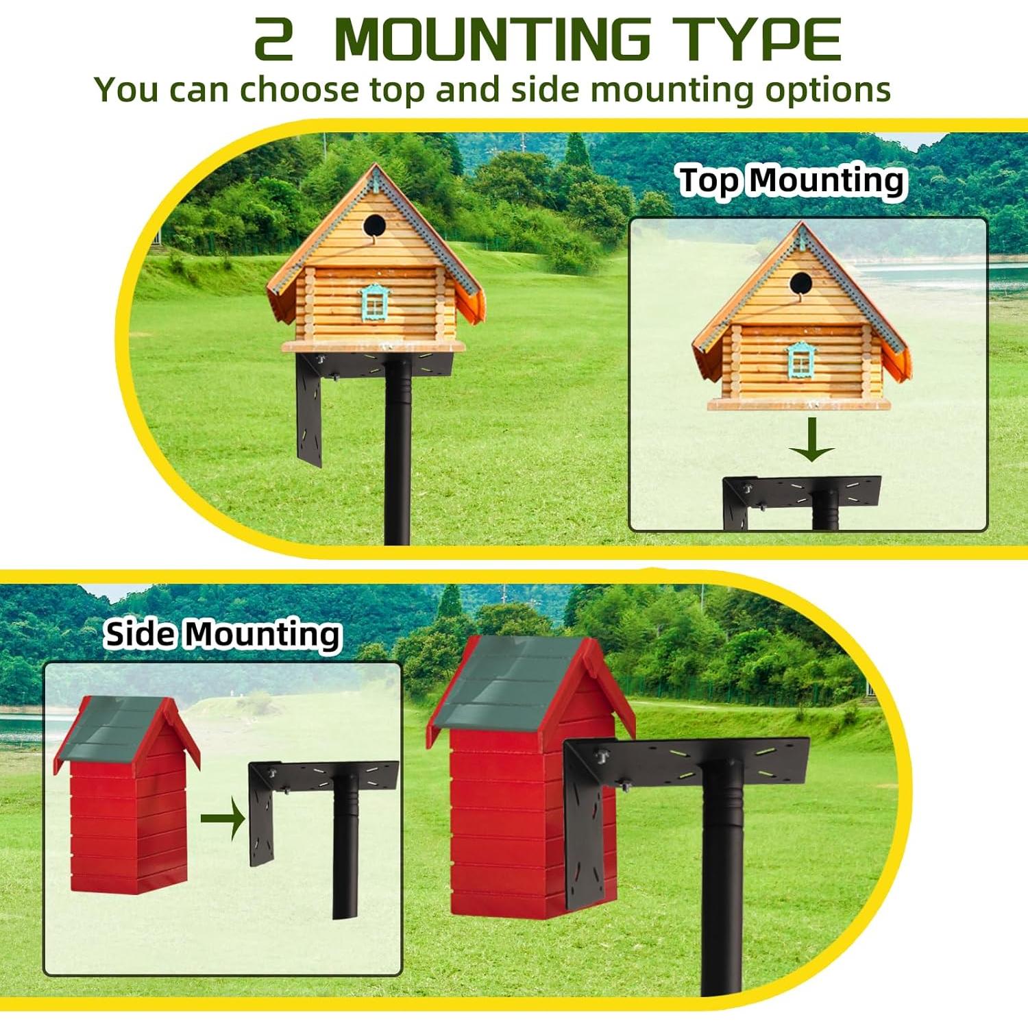 Poste para Comederos de Aves DreiPanda 233.68 cm con Baffle