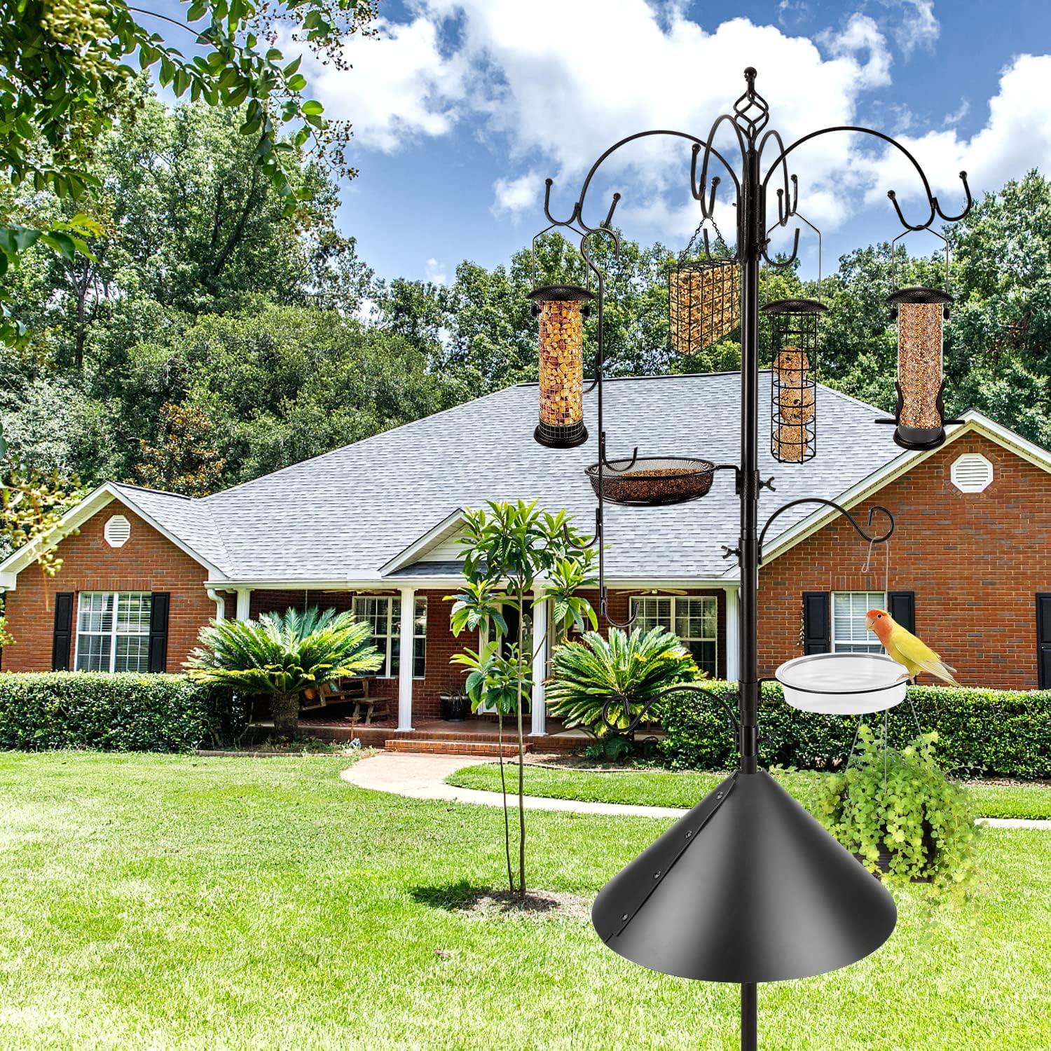 Estación de Alimentación de Aves MIXXIDEA Doble Gancho 238.76cm