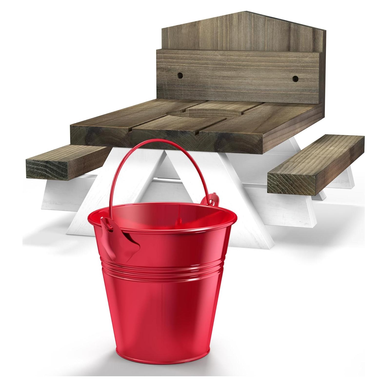 Mesa de Picnic para Ardillas Yoodie - Madera - 20x22x22 cm