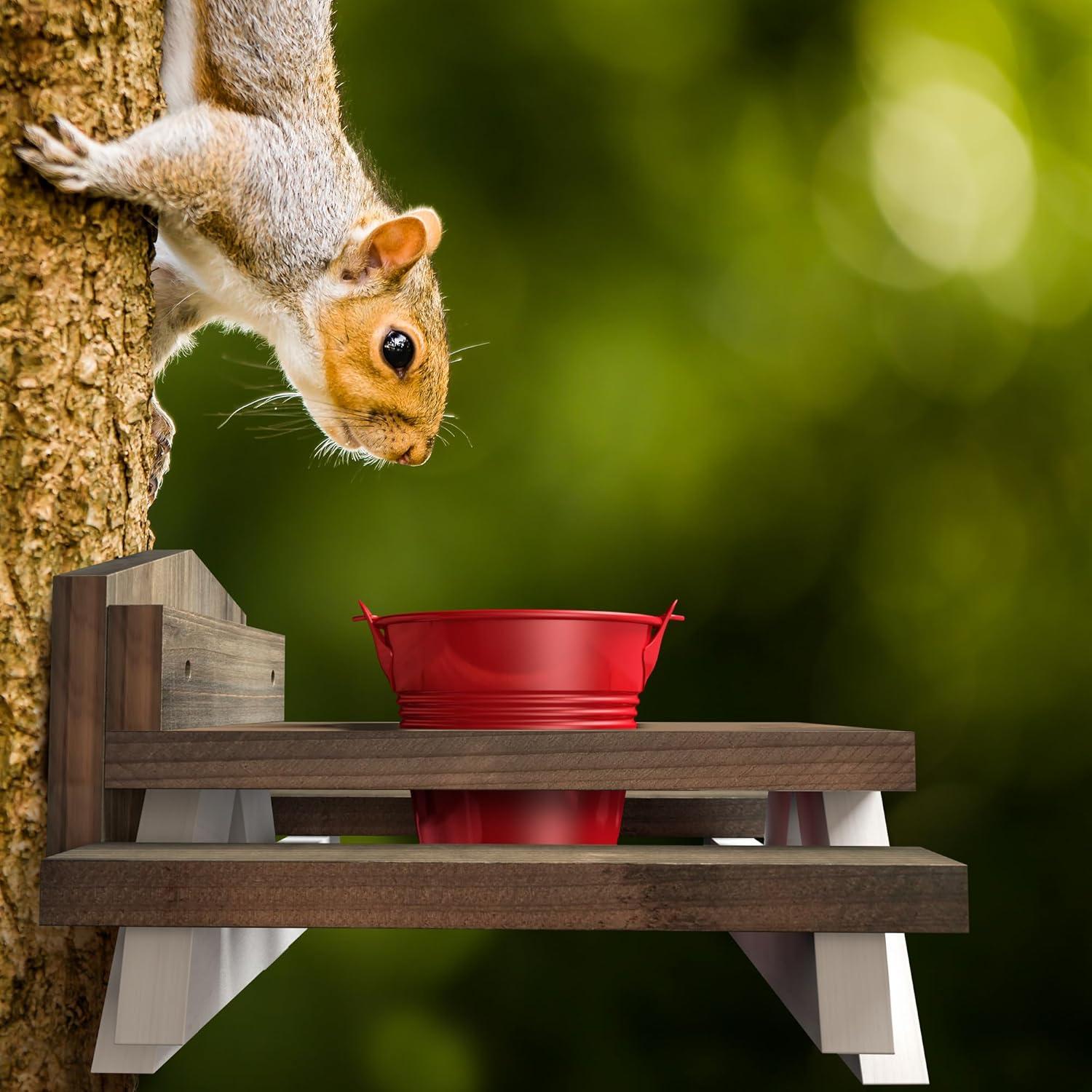 Mesa de Picnic para Ardillas Yoodie - Madera - 20x22x22 cm