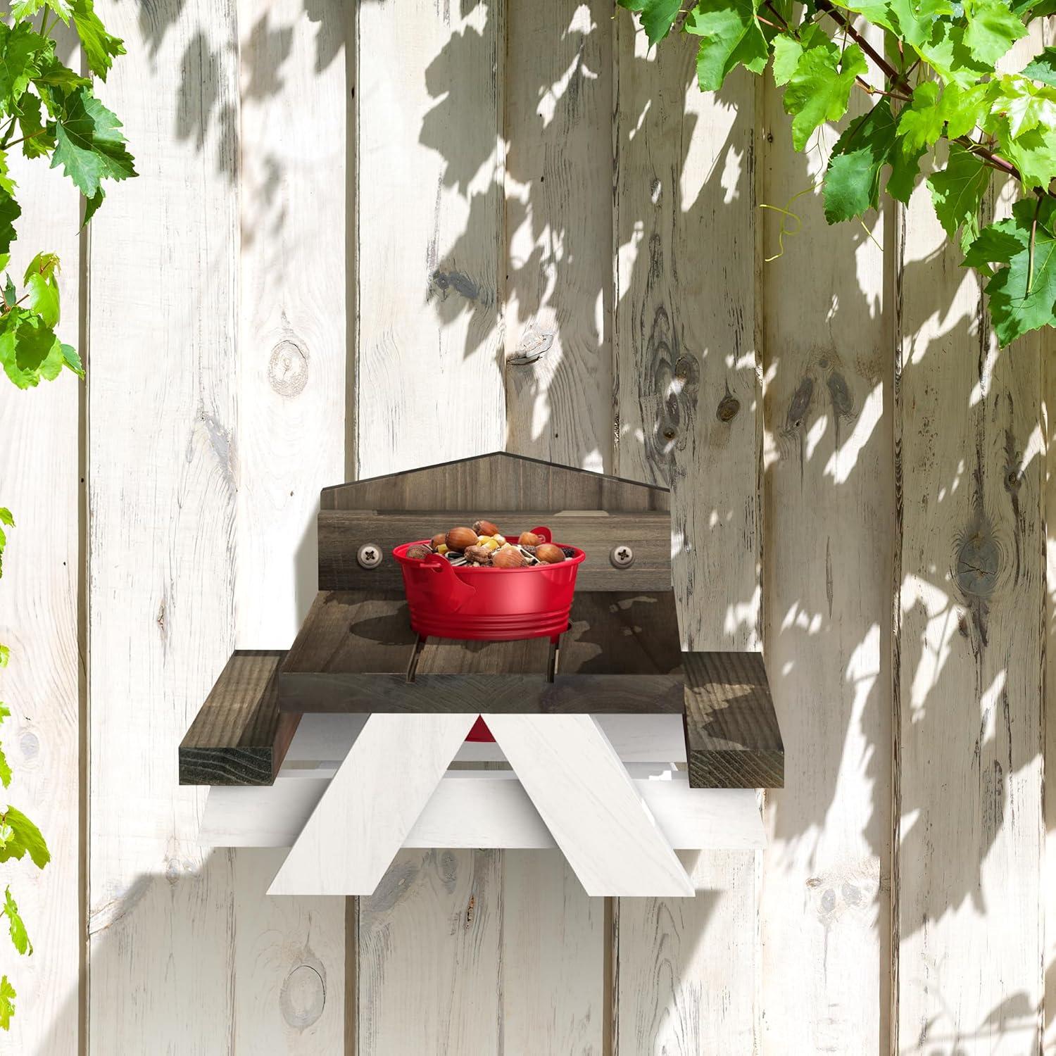 Mesa de Picnic para Ardillas Yoodie - Madera - 20x22x22 cm