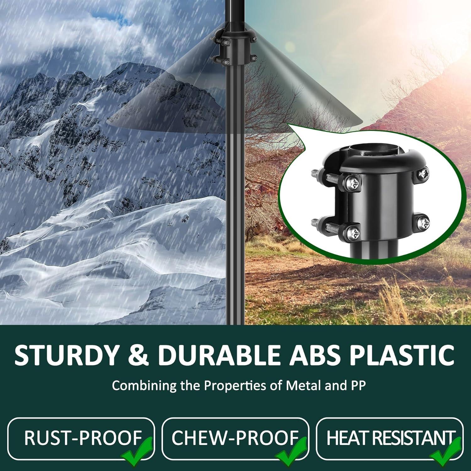 Paquete de 2 Sujetadores para Bafle de Ardilla HQBRO - ABS Resistente