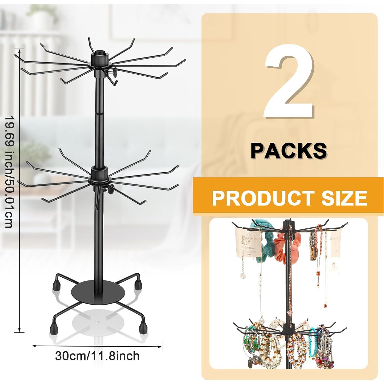 Soporte de Exhibición de Joyería Yaocom 2 Niveles Ajustable