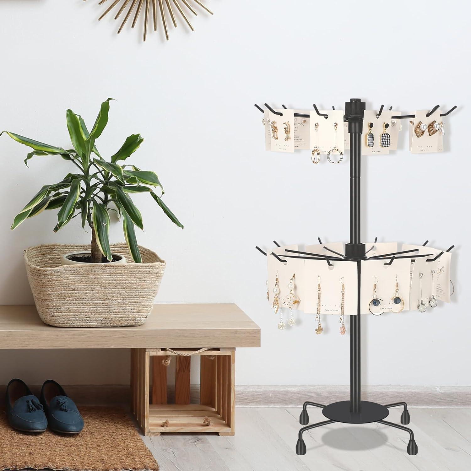 Soporte de Exhibición de Joyería Yaocom 2 Niveles Ajustable