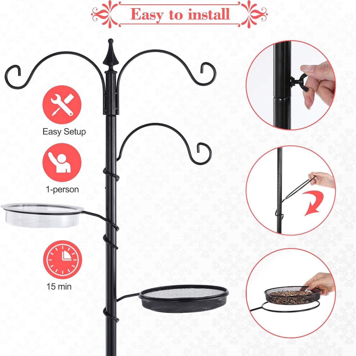 Estación de Alimentación de Pájaros Backyard Expressions 195.58 cm