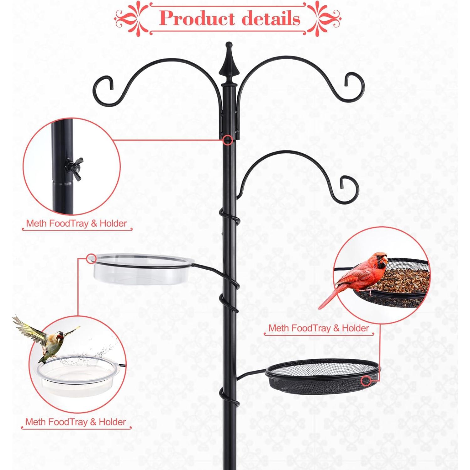 Estación de Alimentación de Pájaros Backyard Expressions 195.58 cm