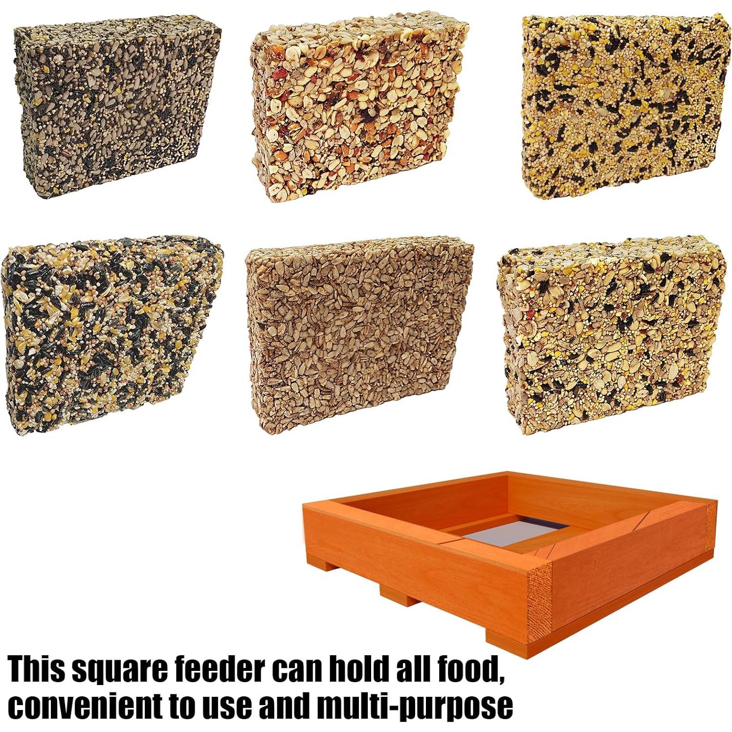 Comedero colgante de madera Strange Koala para aves 0.49 kg