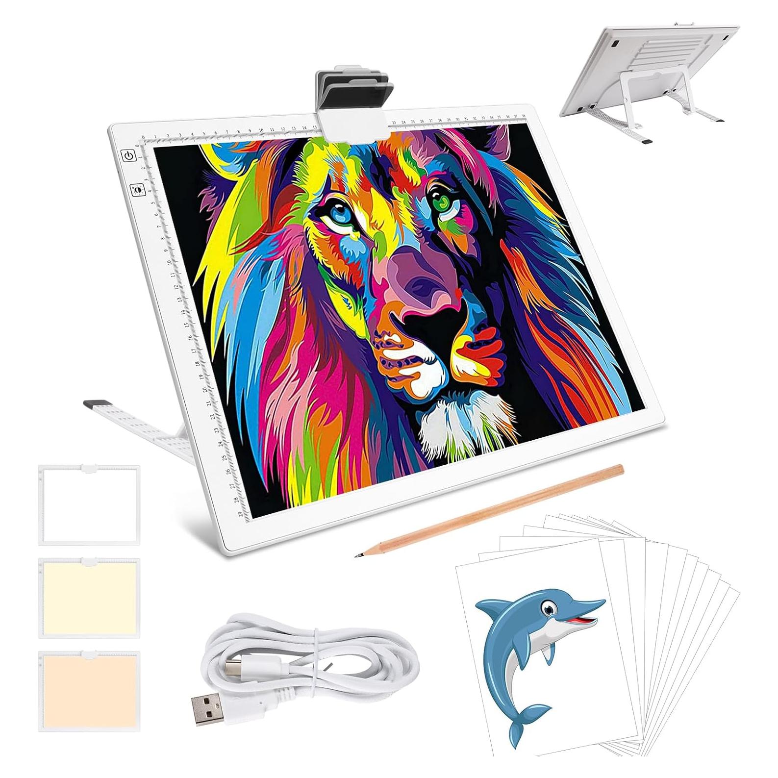 Almohadilla de Luz A3 Recargable iVAOOZE con Soporte Plegable