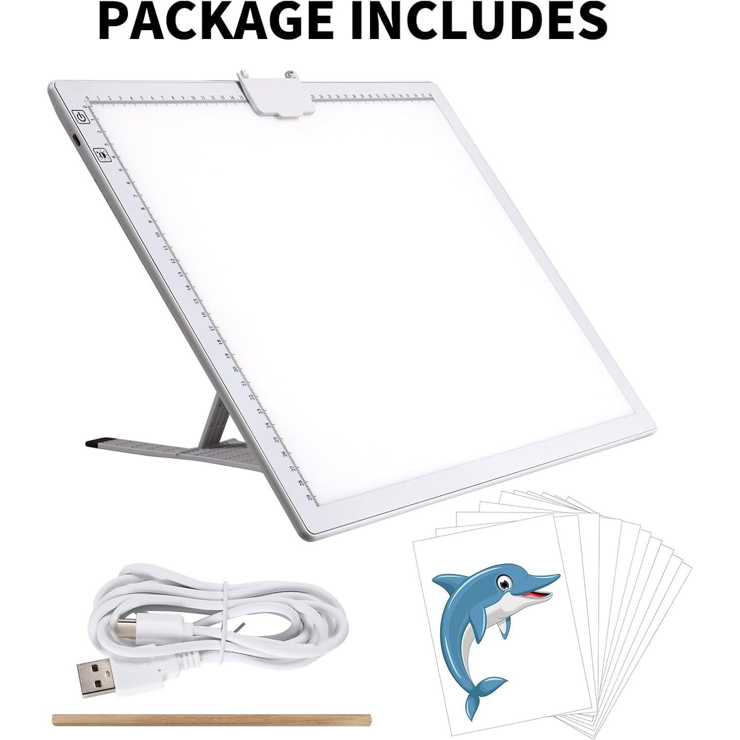 Almohadilla de Luz A3 Recargable iVAOOZE con Soporte Plegable