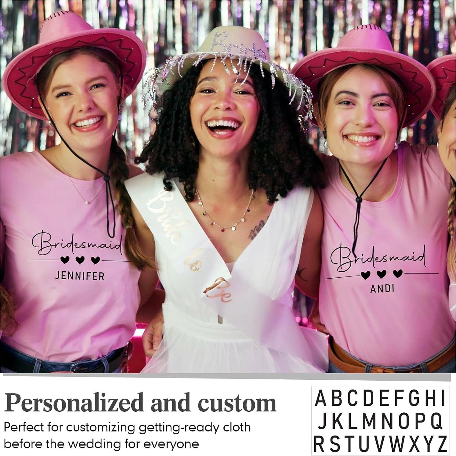 Set 26 Calcomanías de Vinilo Glenmal para Bodas - Negro