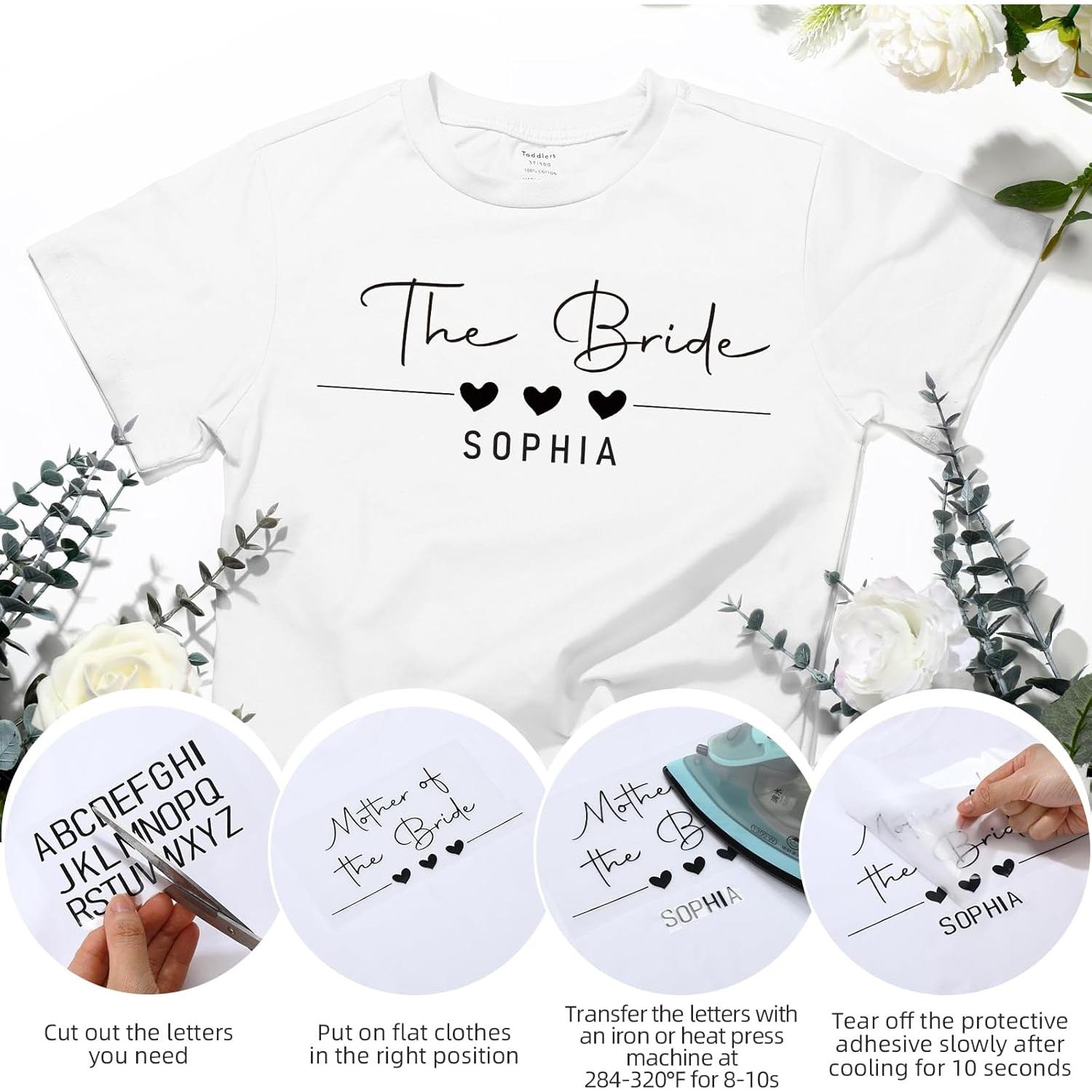 Set 26 Calcomanías de Vinilo Glenmal para Bodas - Negro