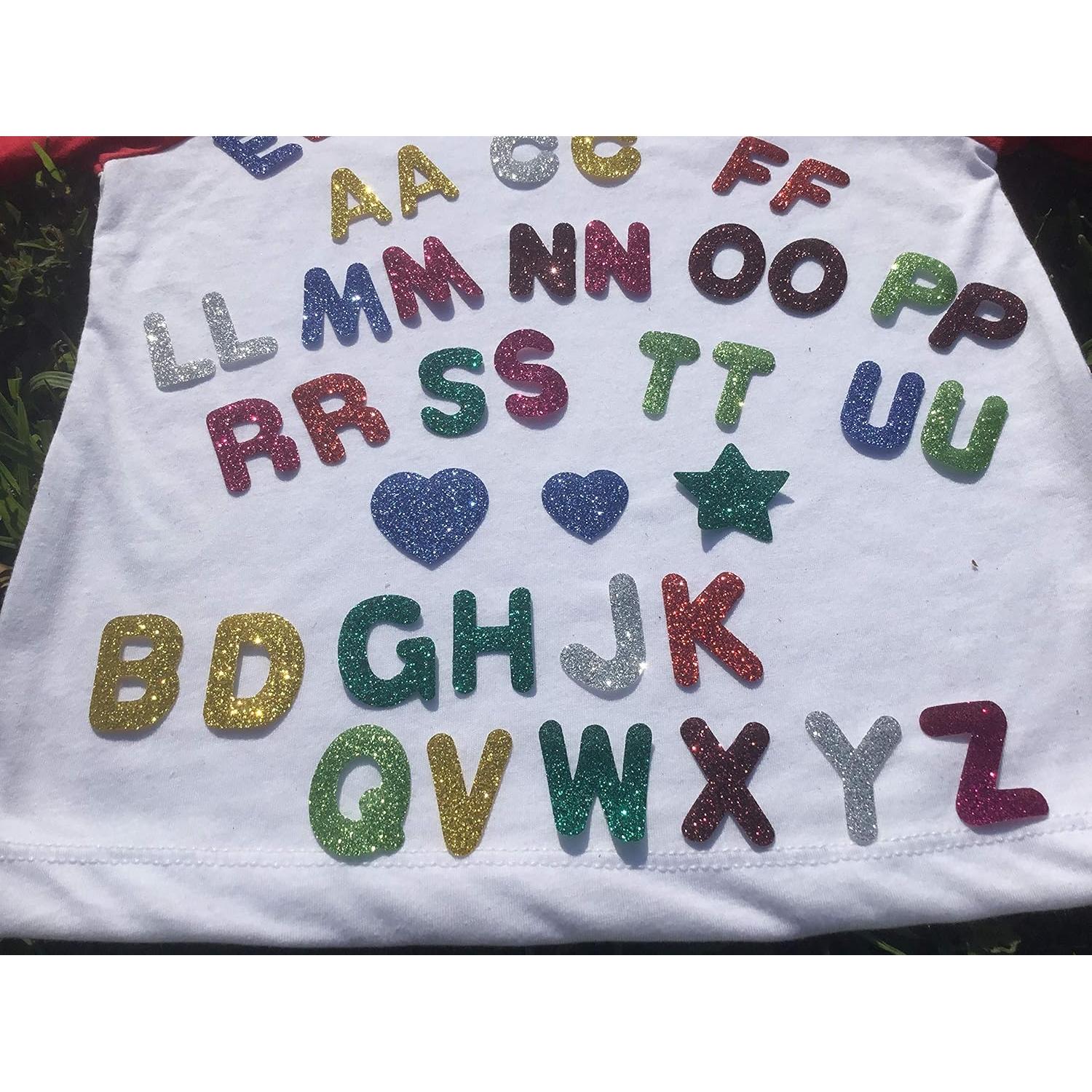 Letras de Brillo TeeWin 3.18 cm Vinilo Transferencia Calor