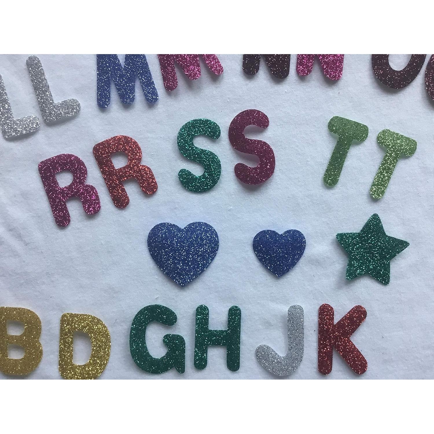 Letras de Brillo TeeWin 3.18 cm Vinilo Transferencia Calor