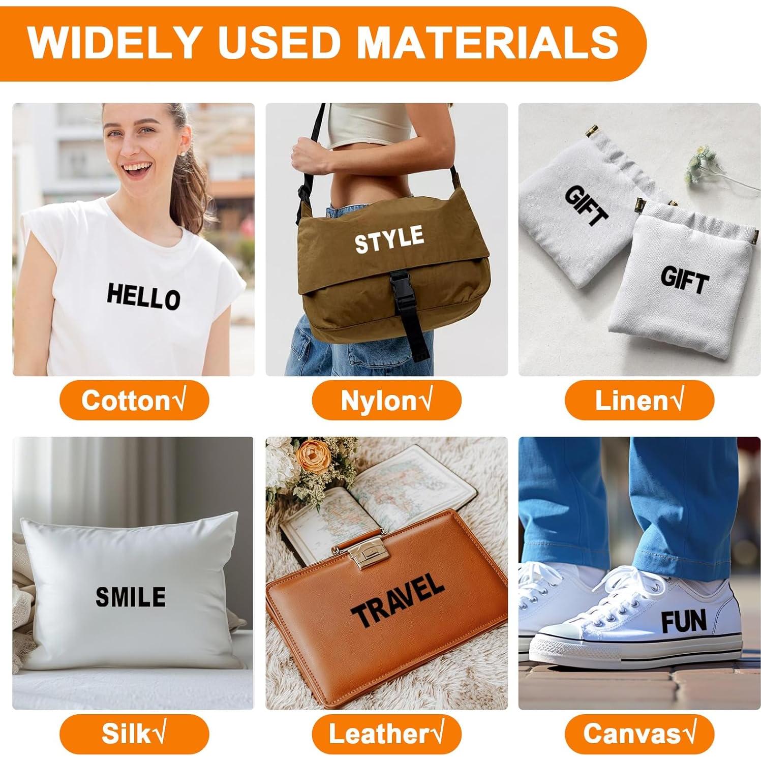 Letras Termoadhesivas TECKWRAP 12 Hojas 432 Piezas Vinilo