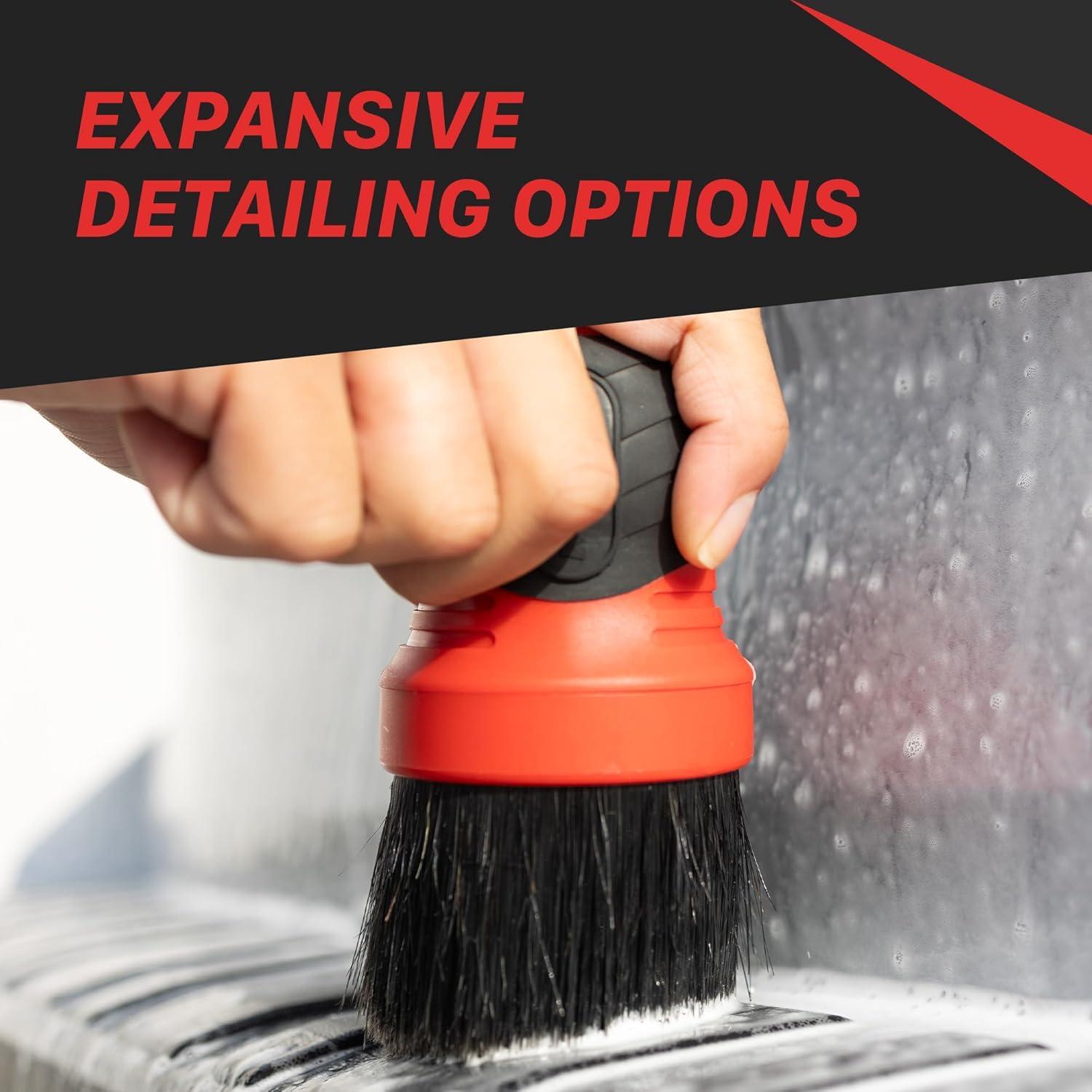 Cepillo Mezclado Maxshine 24.1 cm Antideslizante con Soporte