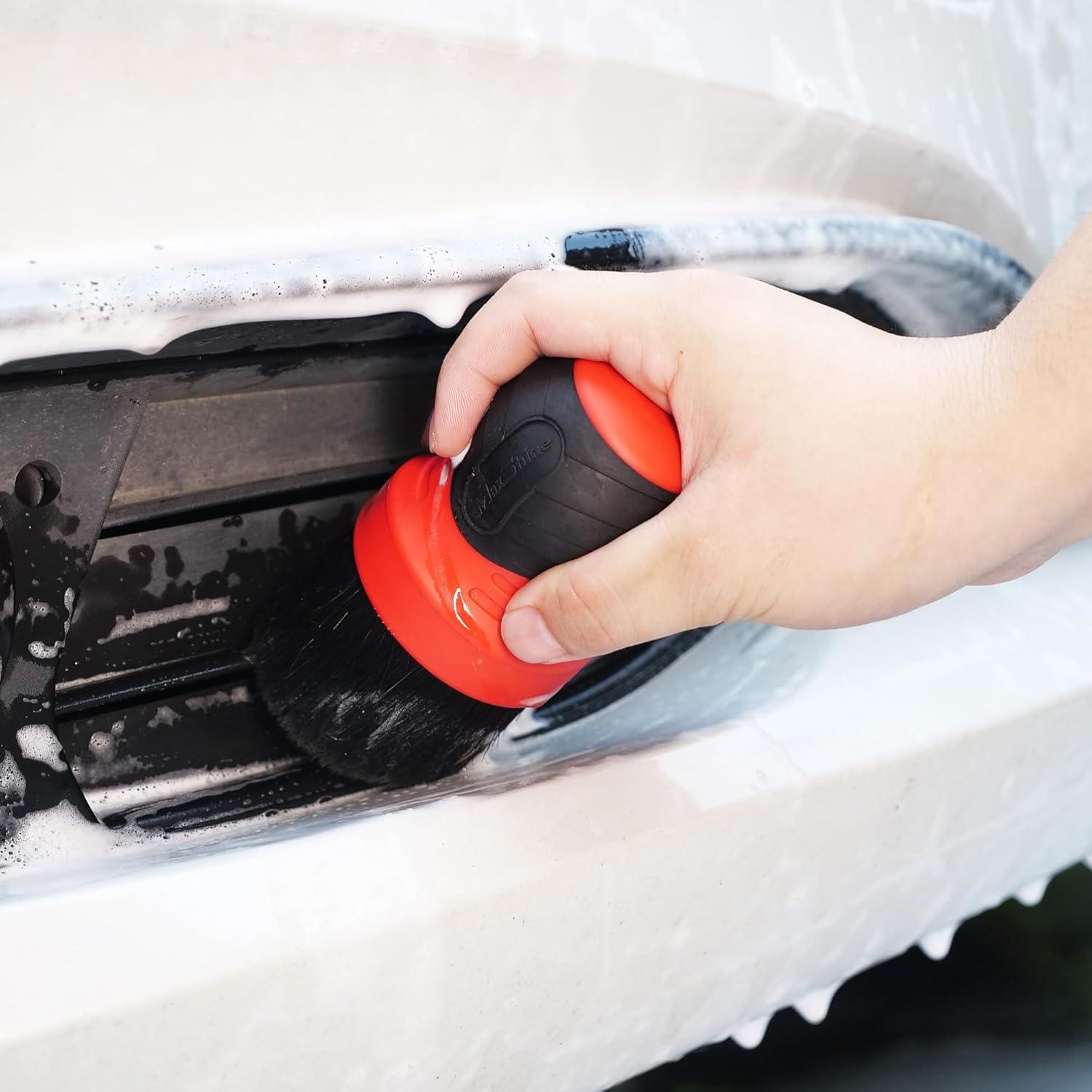 Cepillo Mezclado Maxshine 24.1 cm Antideslizante con Soporte