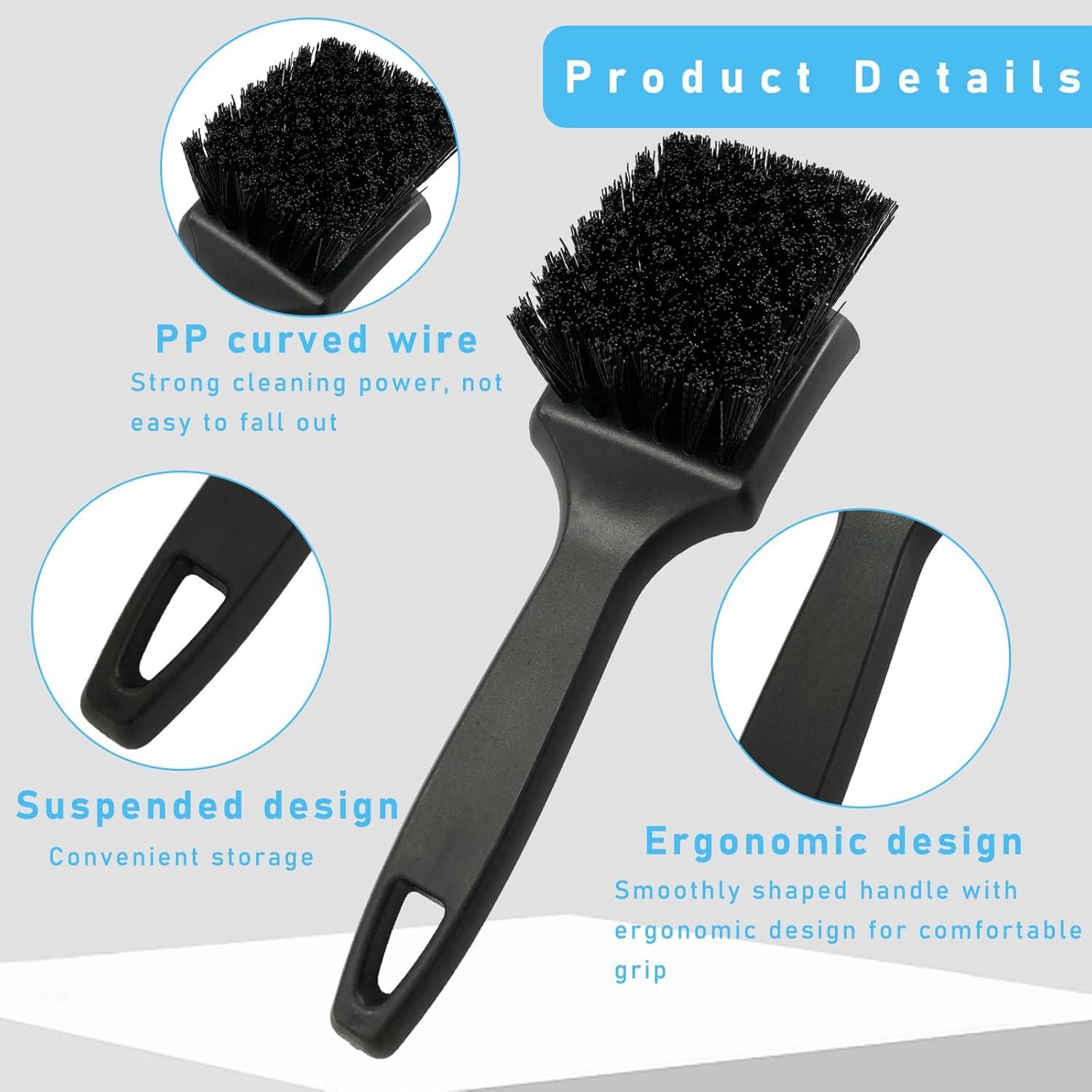 Cepillo de Lavado de Autos Ziciner, Cerdas Rígidas, 21.6 cm