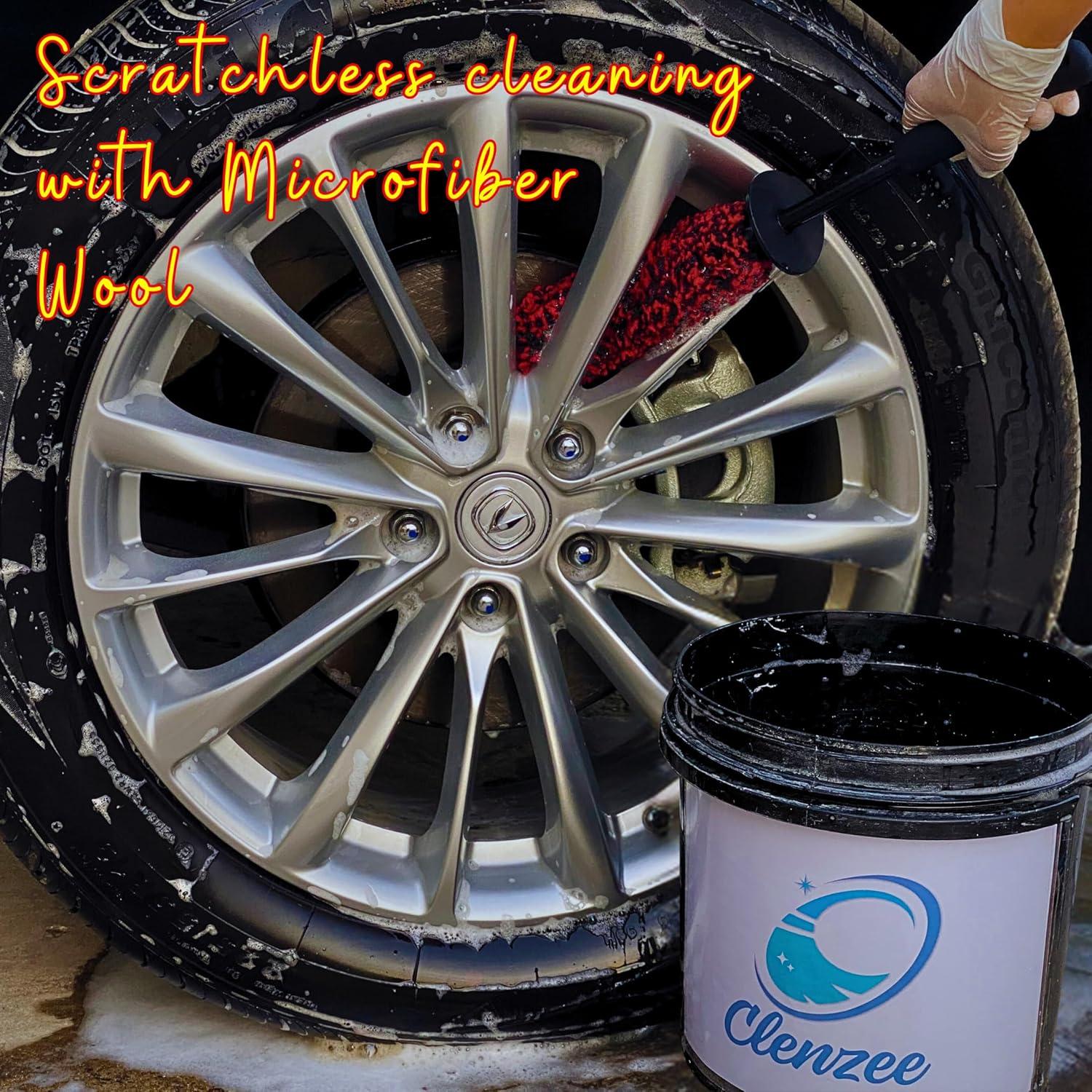 Cepillo de Rueda Grande Clenzee de Microfibra para SUVs y Camiones