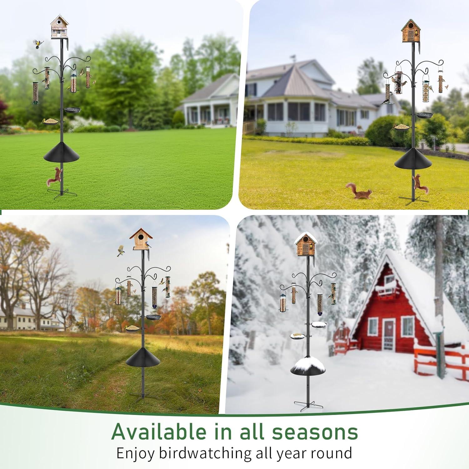 Poste para Comedero de Aves KOLAKO 233.68 cm a Prueba de Ardillas