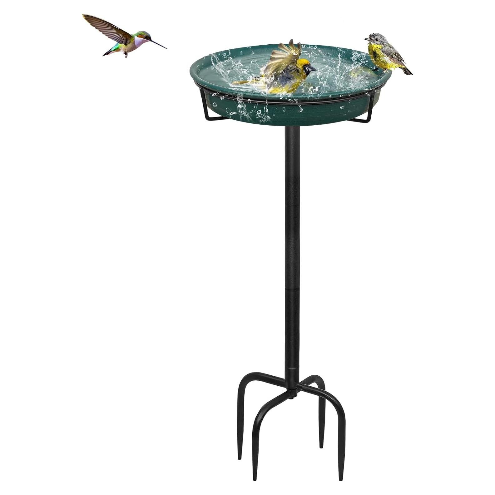 Tazón de Baño para Aves YALINKA Verde 35.5 Pulgadas