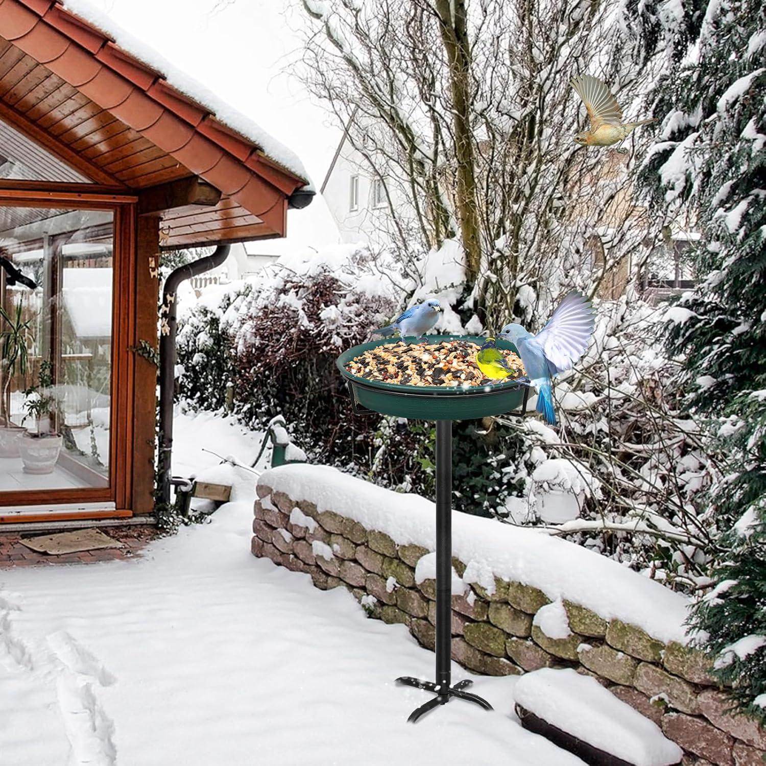 Tazón de Baño para Aves YALINKA Verde 35.5 Pulgadas