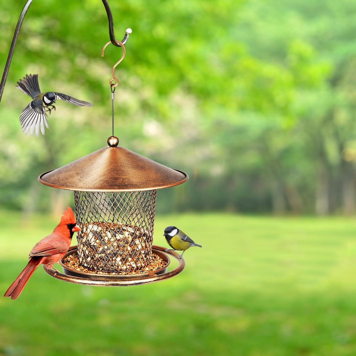 Comedero para Aves KIMCHOMERSE de Metal 0.91 kg Colgante