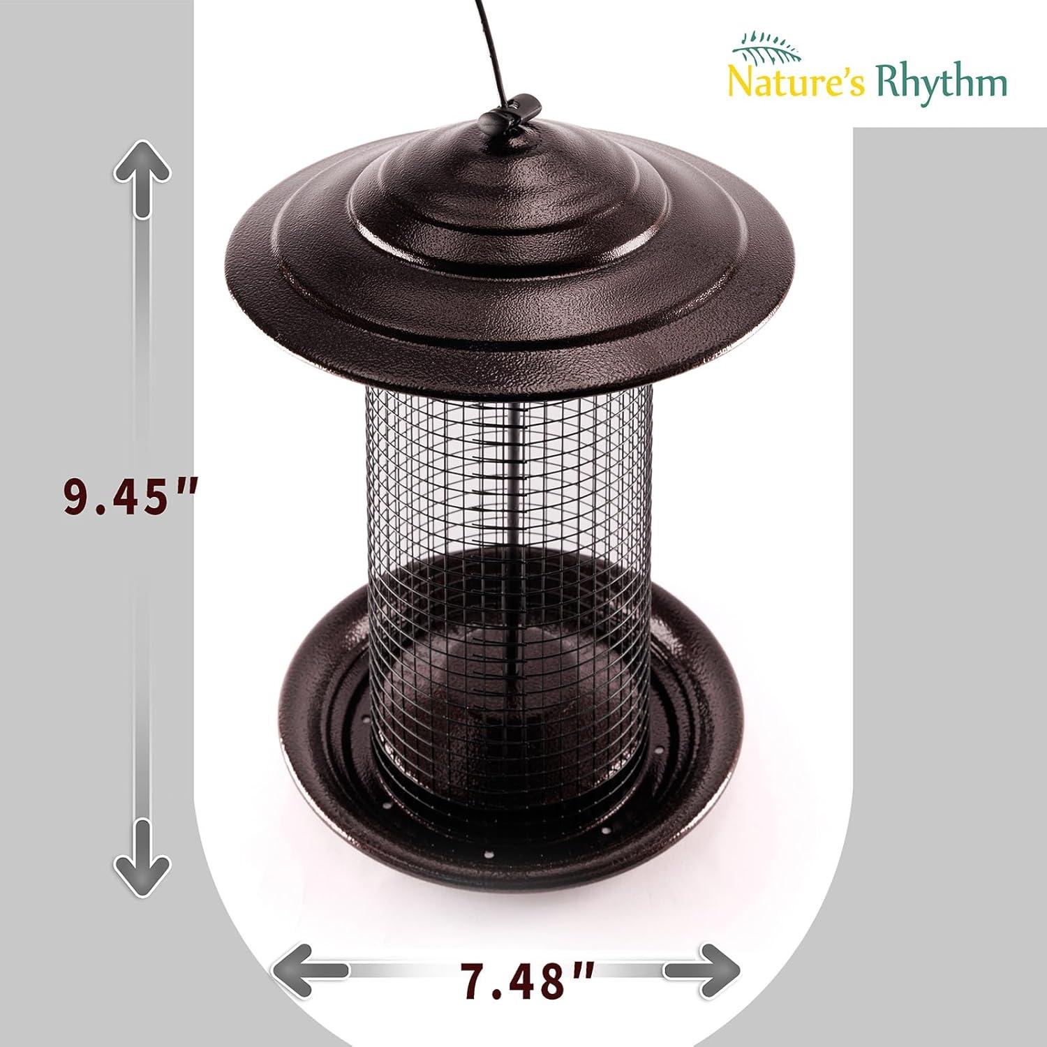 Alimentador de Aves de Malla Metálica Ritmo Natural 1.13kg