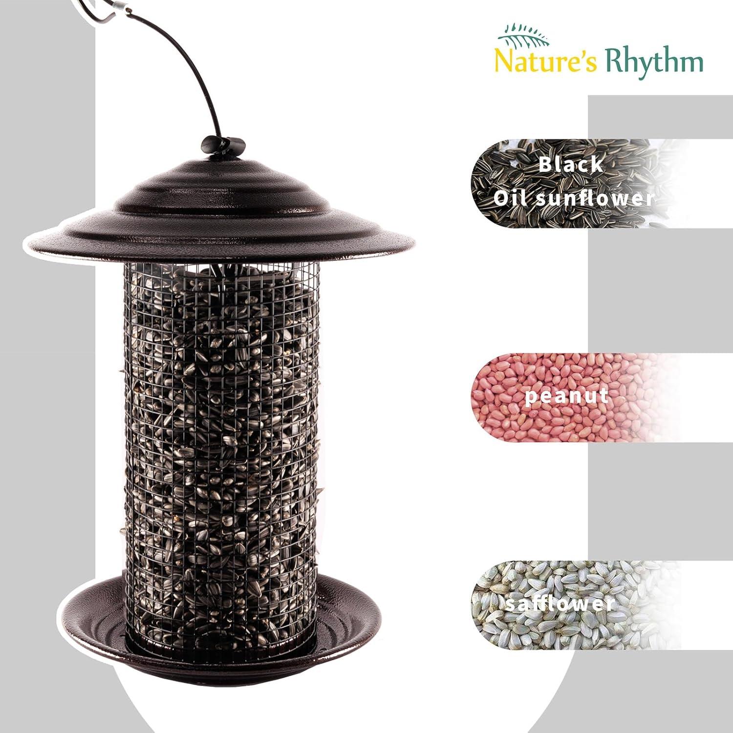 Alimentador de Aves de Malla Metálica Ritmo Natural 1.13kg