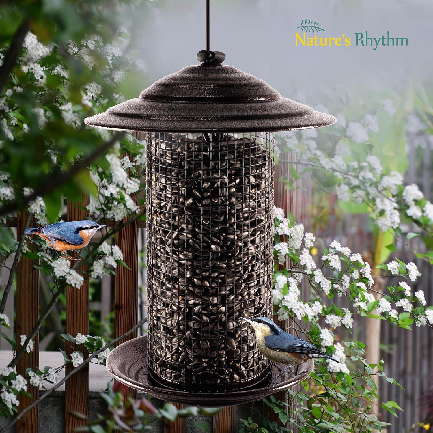 Alimentador de Aves de Malla Metálica Ritmo Natural 1.13kg