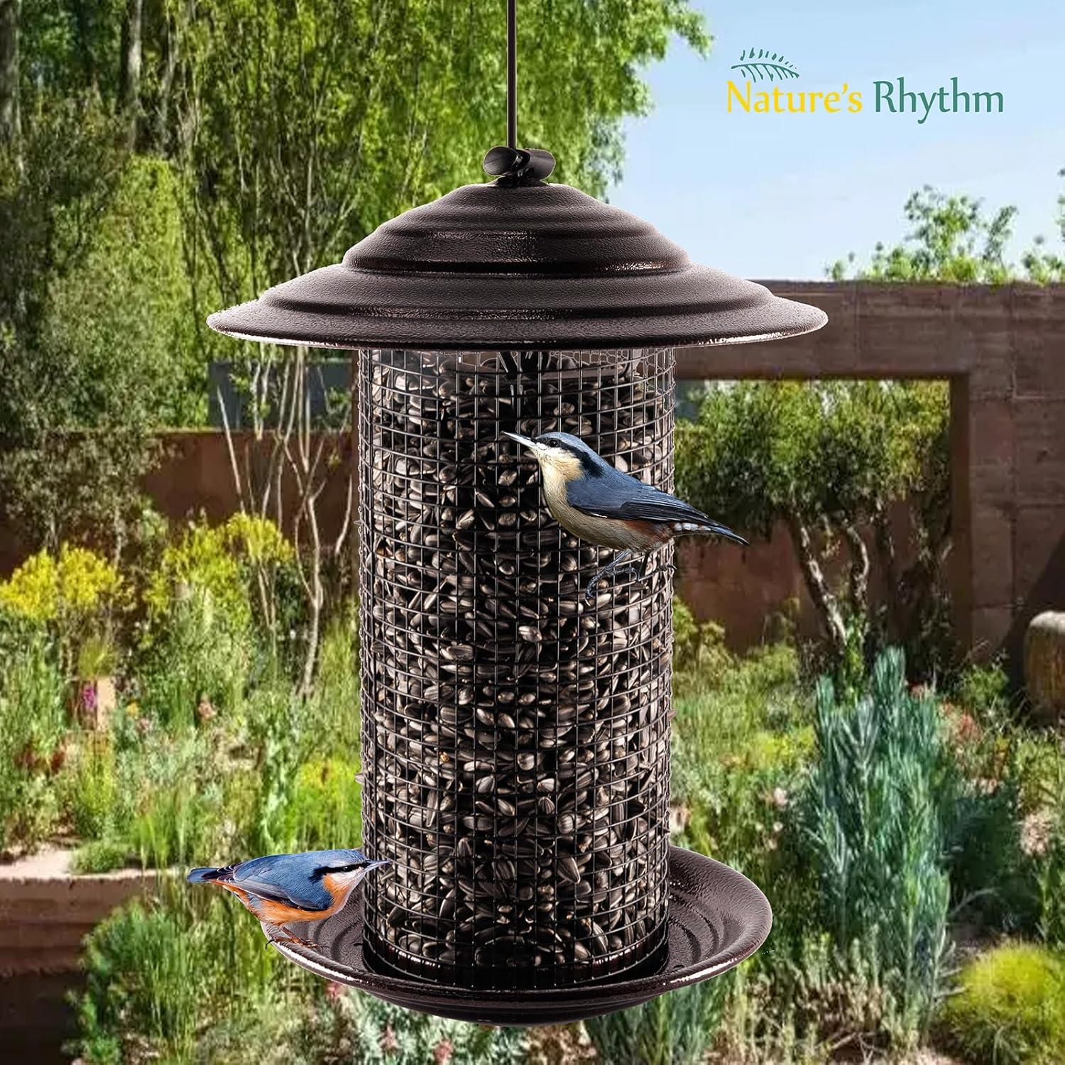 Alimentador de Aves de Malla Metálica Ritmo Natural 1.13kg