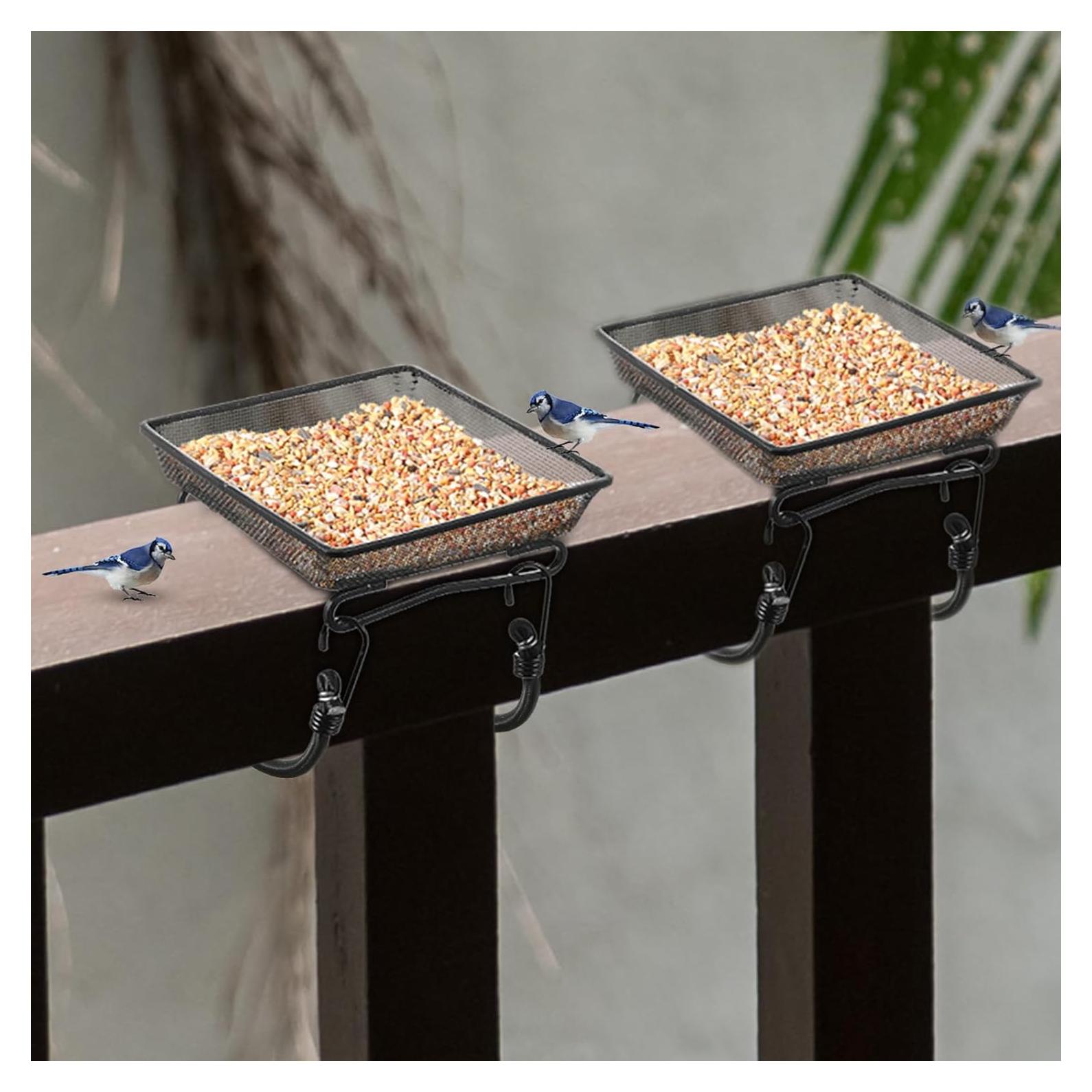 Comederos para Aves de Metal Cunhill 2 Pcs 17.78x17.78 cm