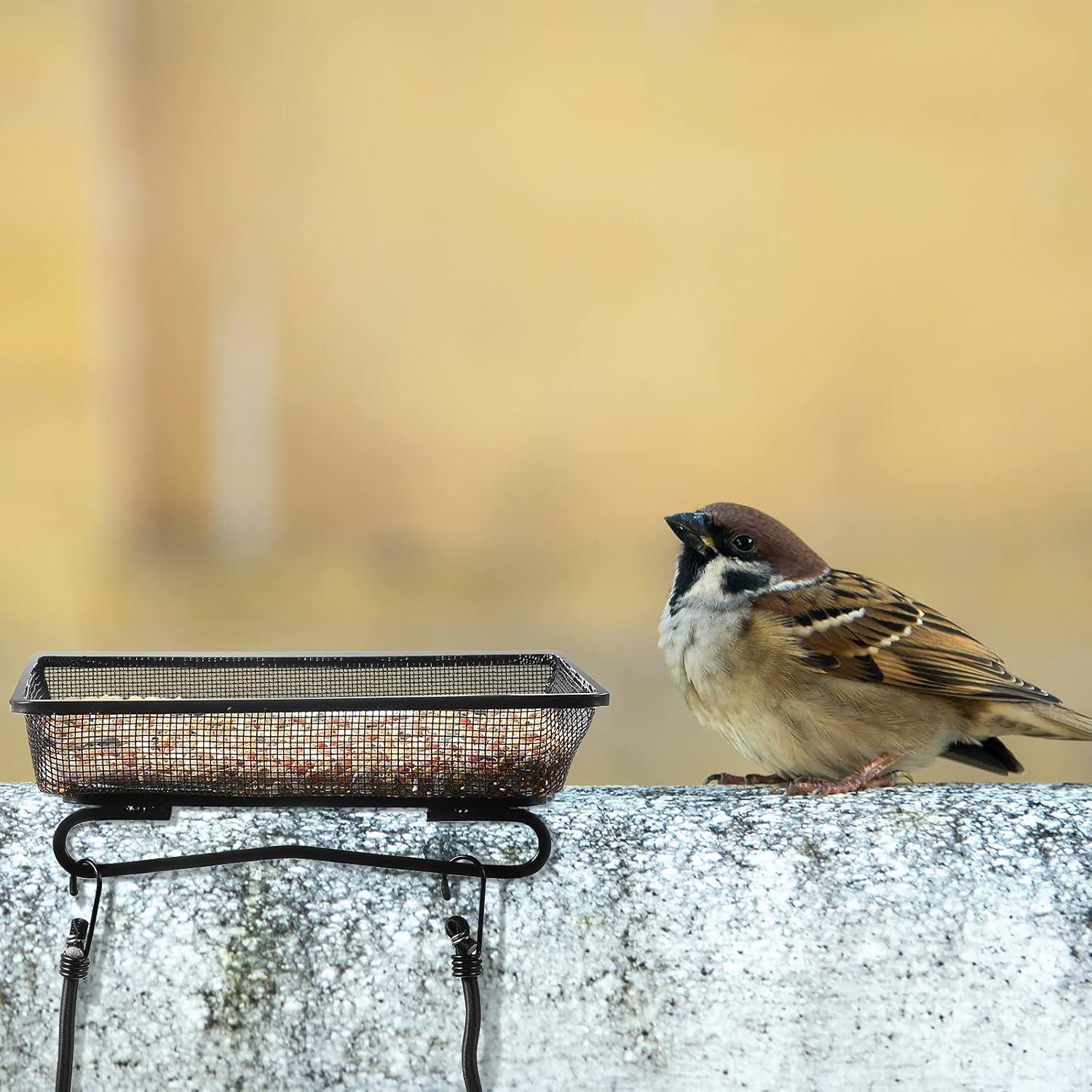 Comederos para Aves de Metal Cunhill 2 Pcs 17.78x17.78 cm