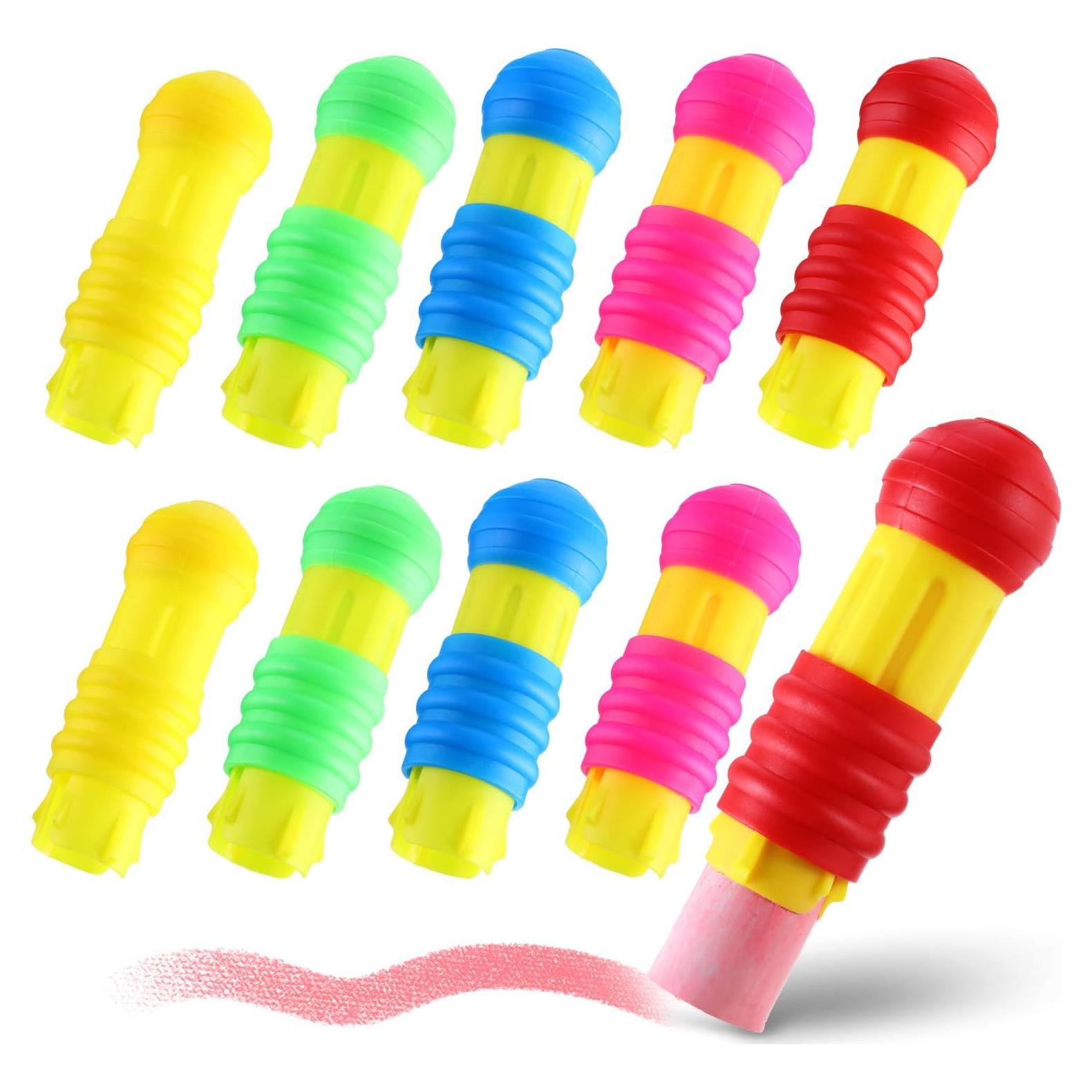 Soporte de Tiza Ajustable Outus - 10 Piezas Multicolor