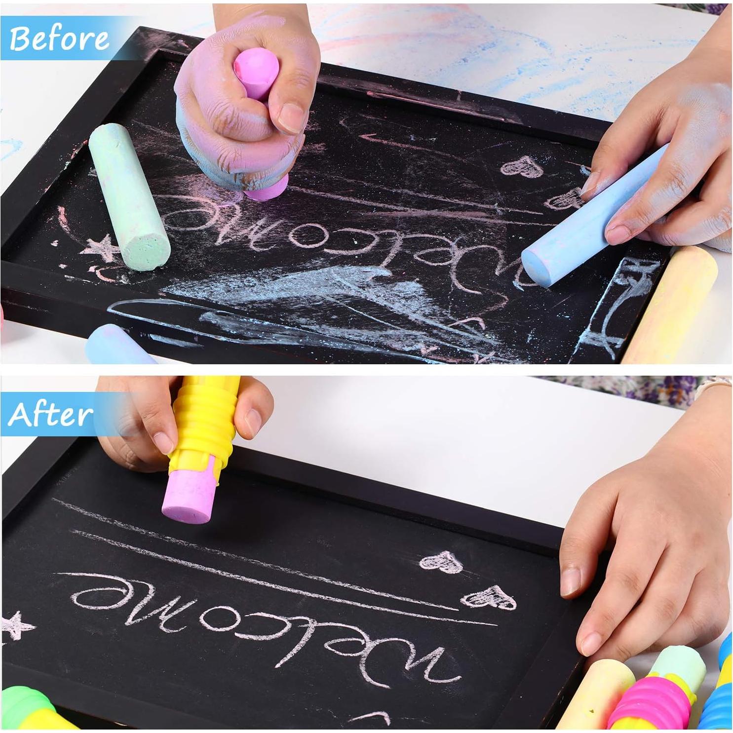 Soporte de Tiza Ajustable Outus - 10 Piezas Multicolor