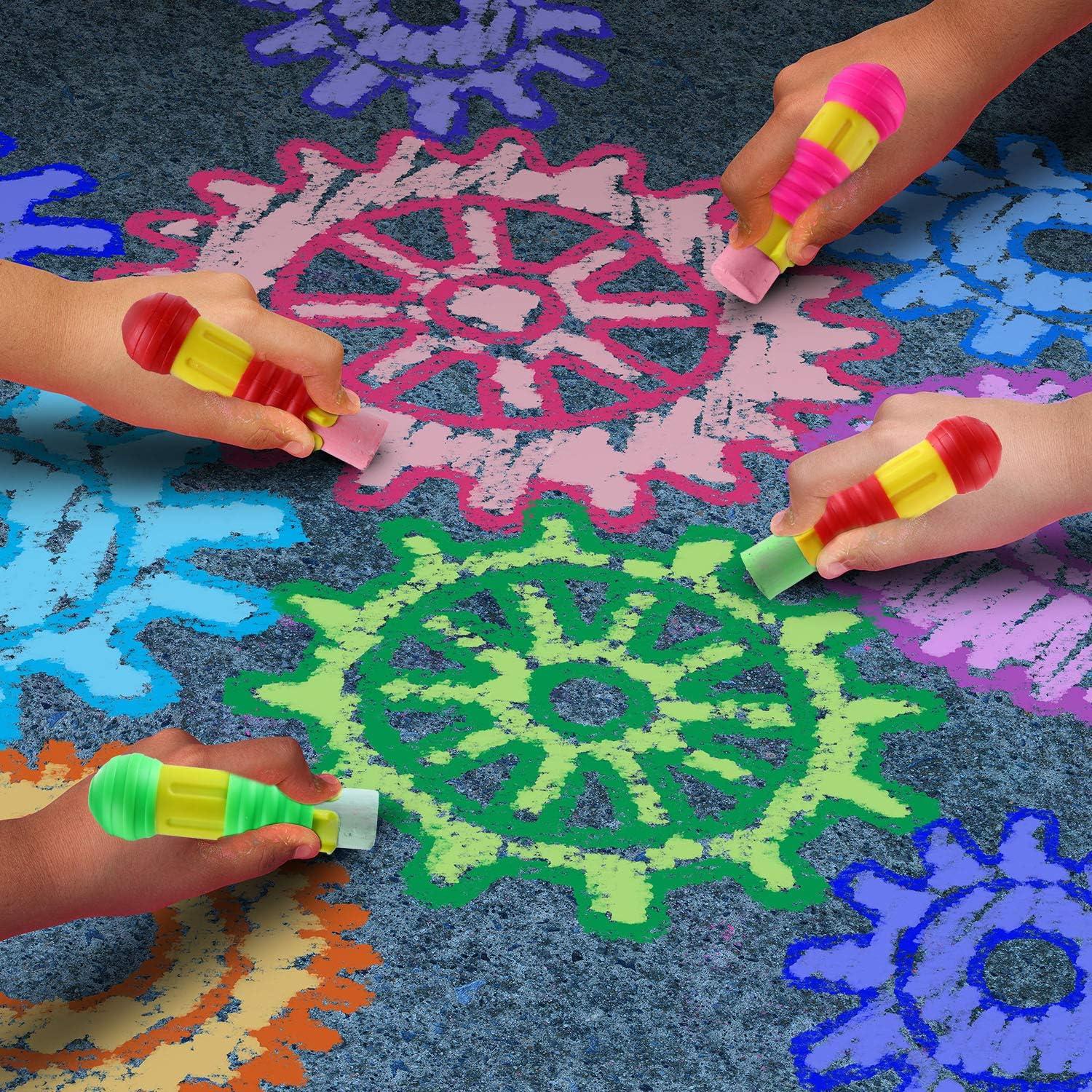 Soporte de Tiza Ajustable Outus - 10 Piezas Multicolor