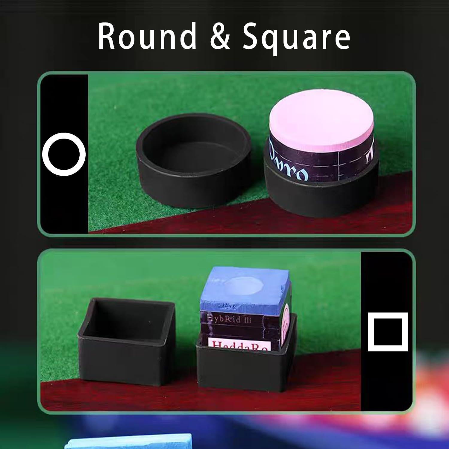 Soporte de Tiza Sinsilvie Magnético Cuadrado y Redondo